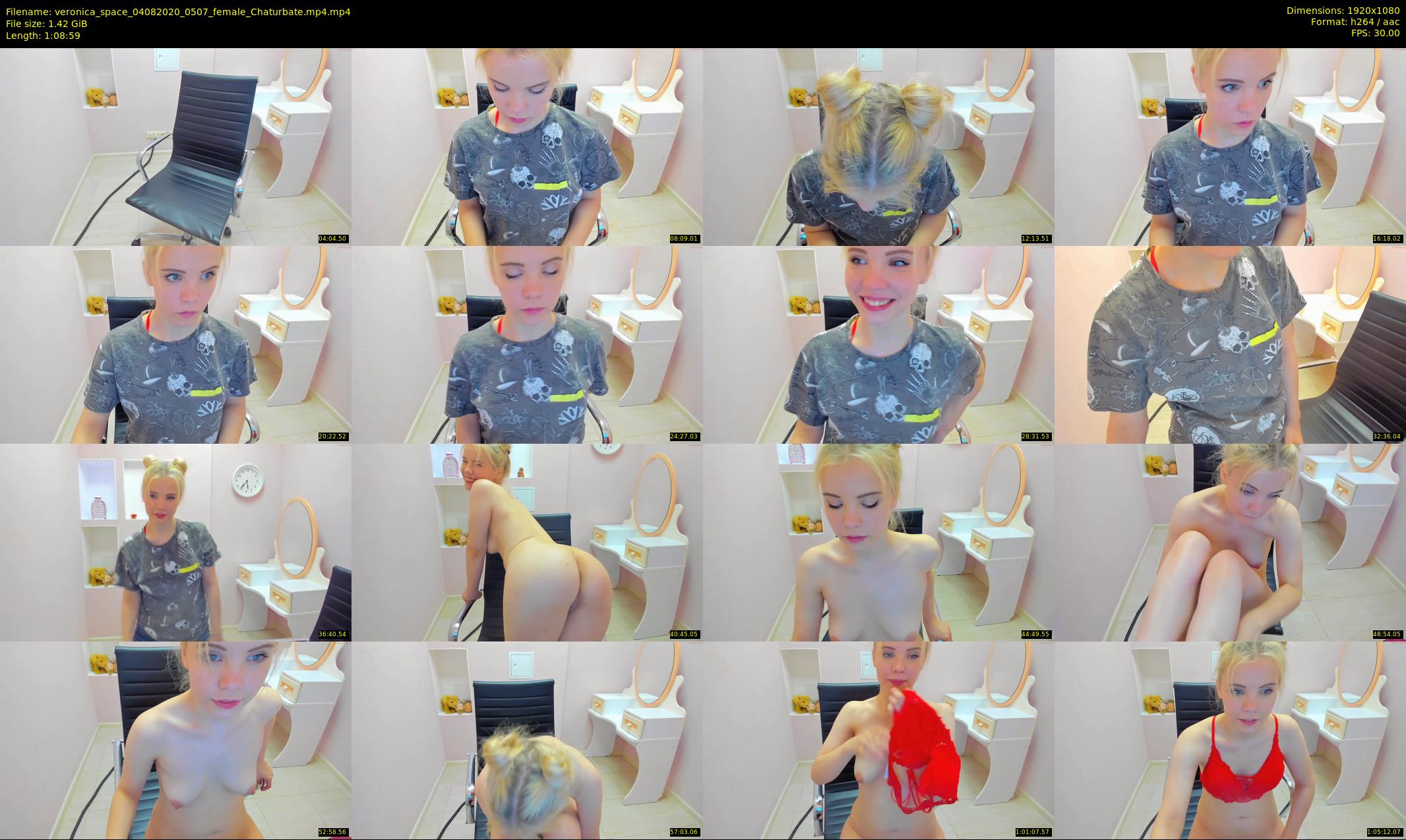 veronica_space — 69 minute Chaturbate female cam show recording, 1080p, Aug 4, 2020