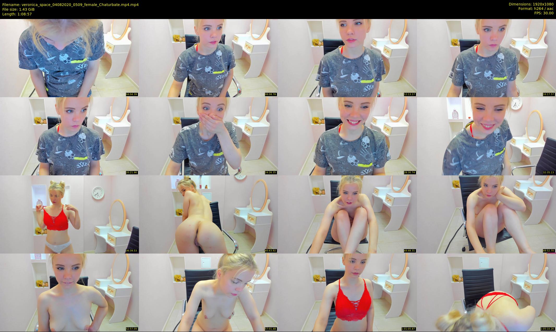 veronica_space — 69 minute Chaturbate female cam show recording, 1080p, Aug 4, 2020