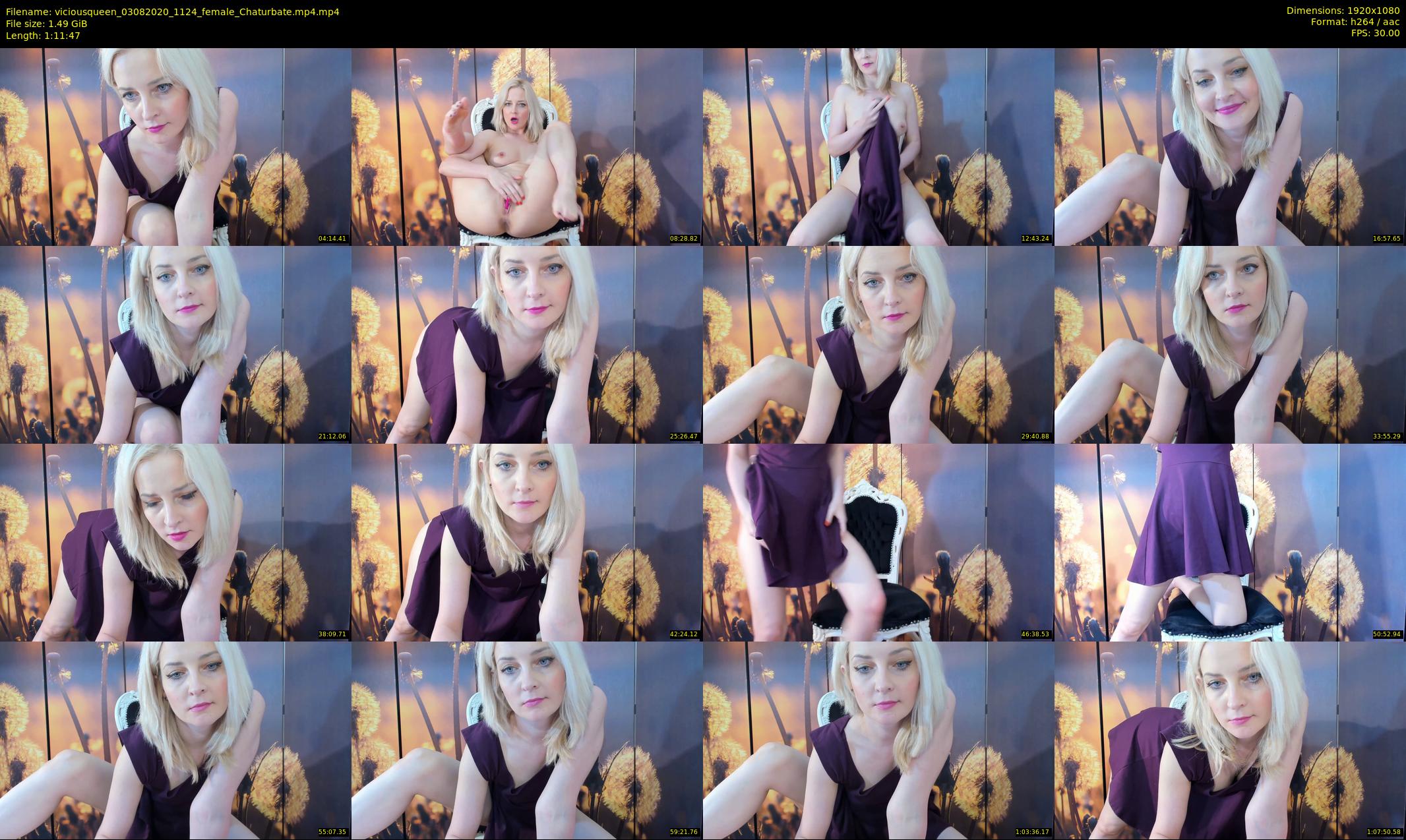viciousqueen — 72 minute Chaturbate female cam show recording, 1080p, Aug 3, 2020