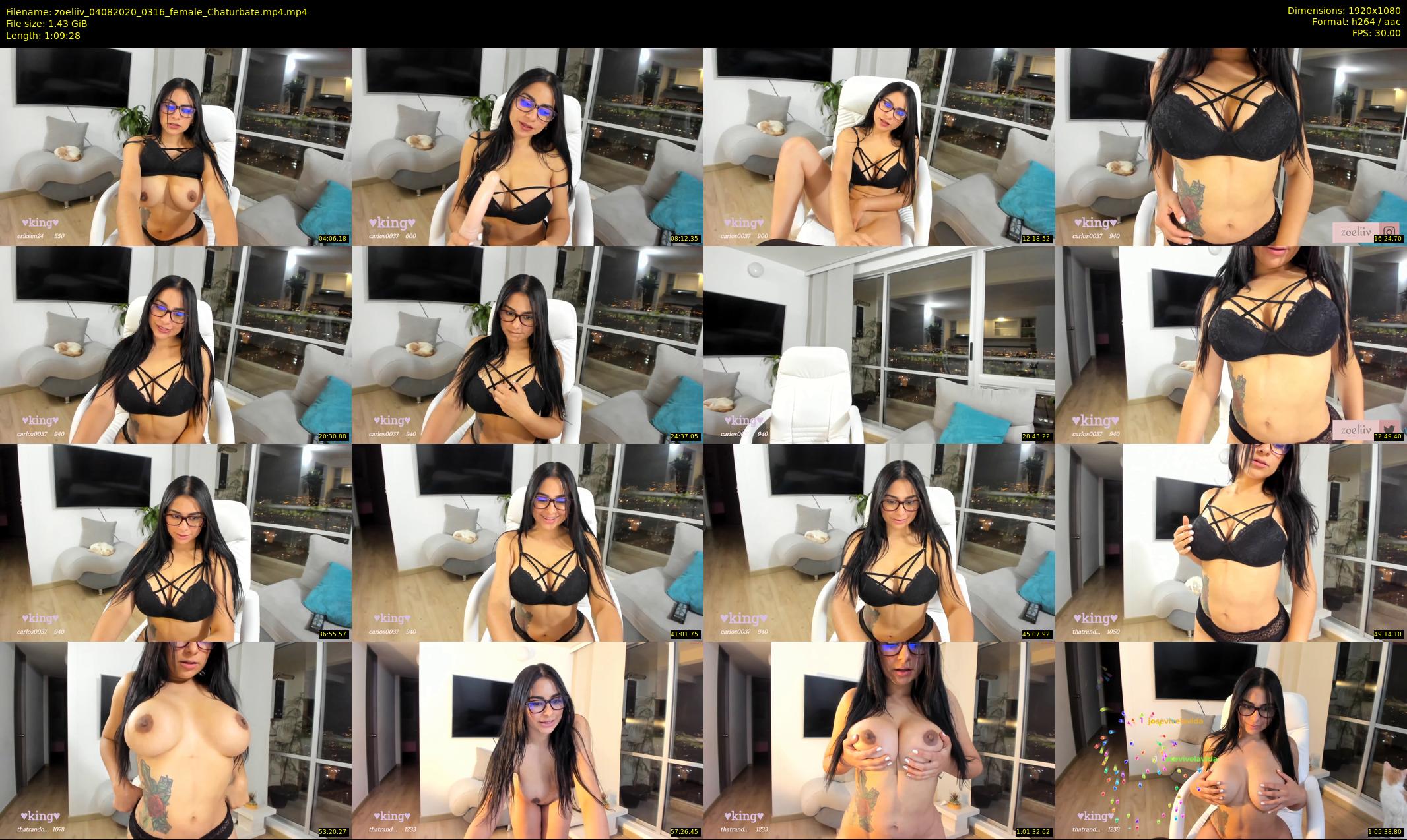 zoeliiv — 70 minute Chaturbate female cam show recording, 1080p, Aug 4, 2020