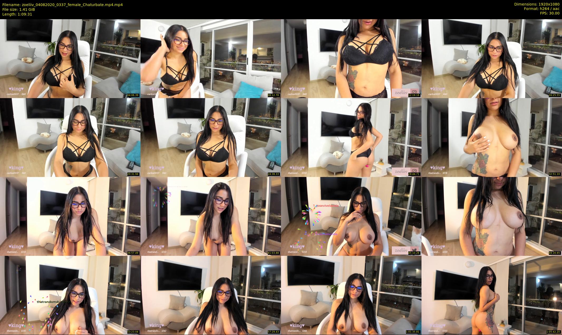 zoeliiv — 70 minute Chaturbate female cam show recording, 1080p, Aug 4, 2020