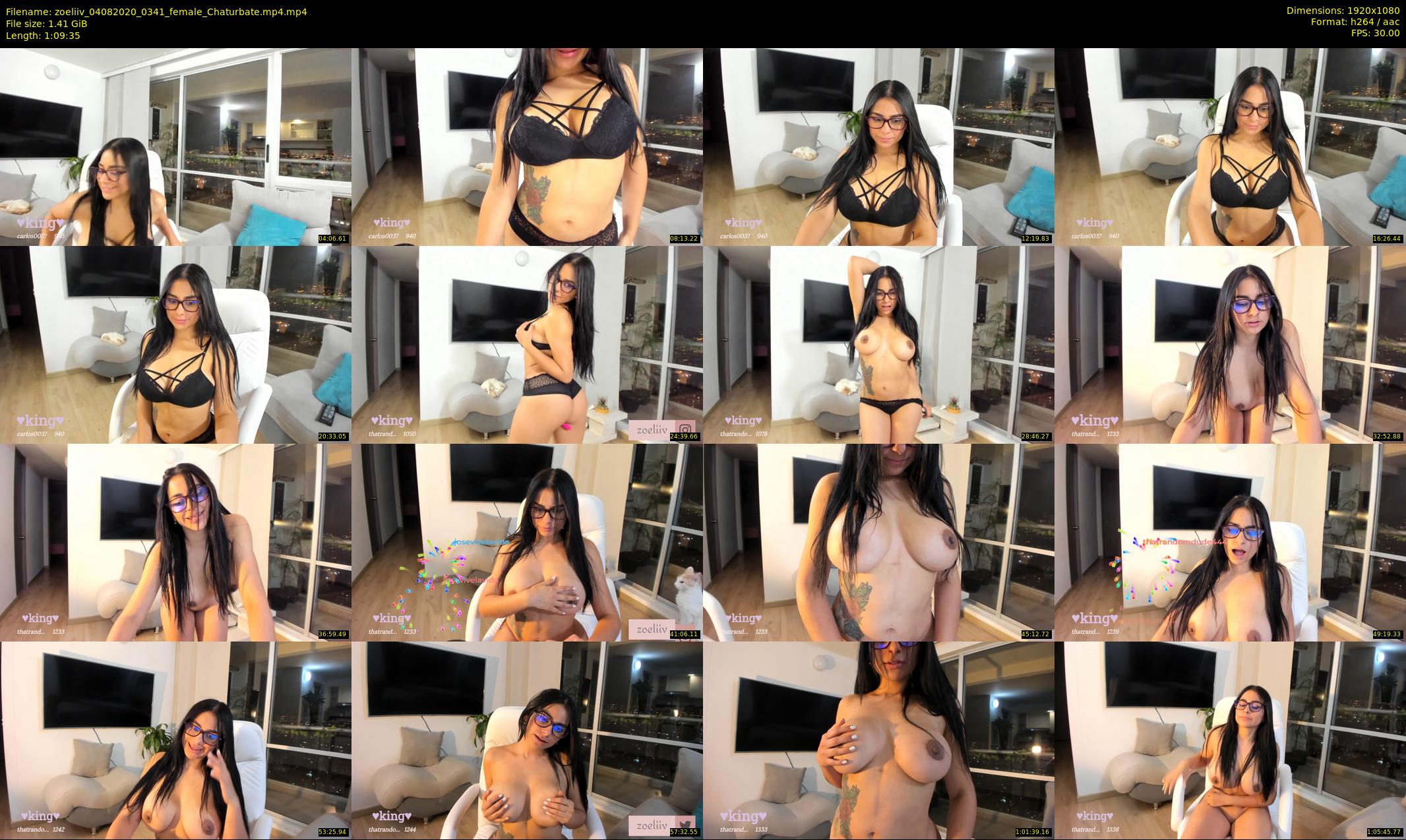zoeliiv — 70 minute Chaturbate female cam show recording, 1080p, Aug 4, 2020