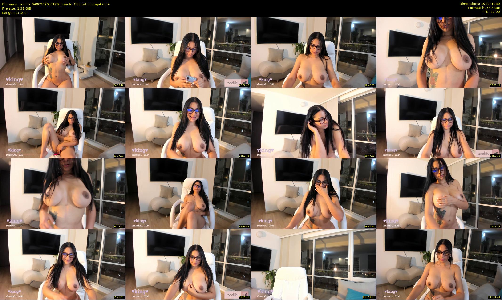 zoeliiv — 73 minute Chaturbate female cam show recording, 1080p, Aug 4, 2020