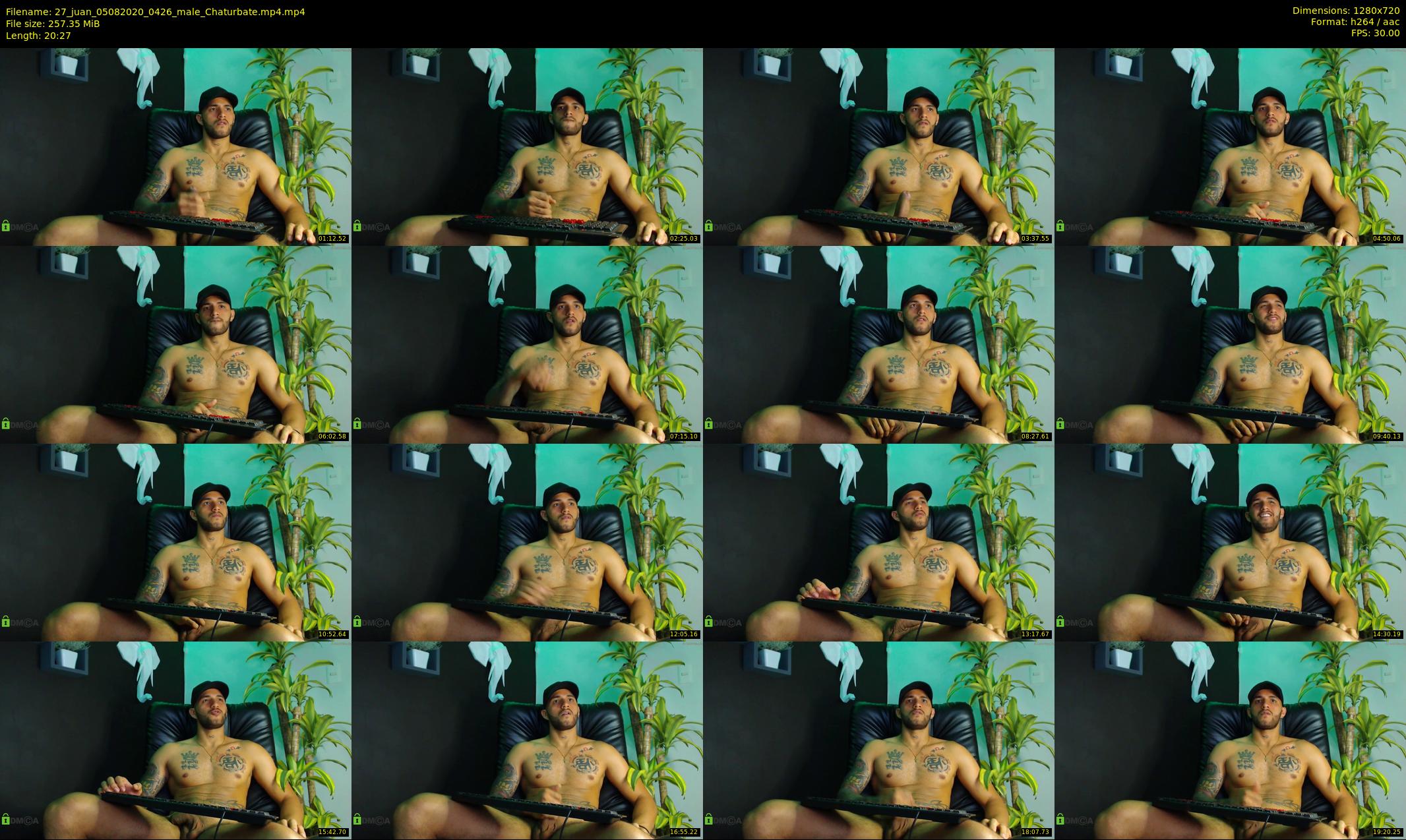 27_juan — 21 minute Chaturbate male cam show recording, 720p, Aug 5, 2020