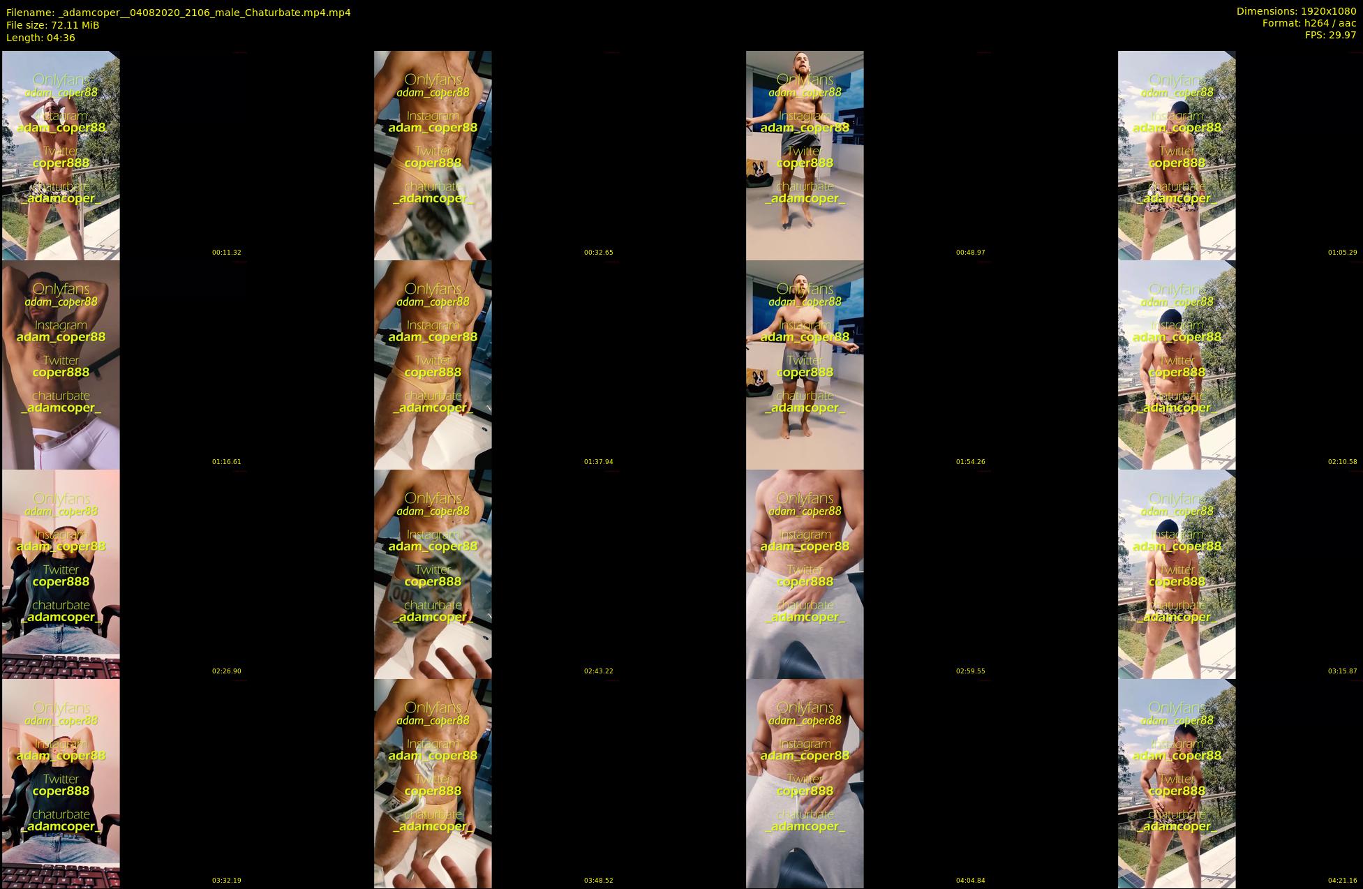 _adamcoper_ — 5 minute Chaturbate male cam show recording, 1080p, Aug 4, 2020