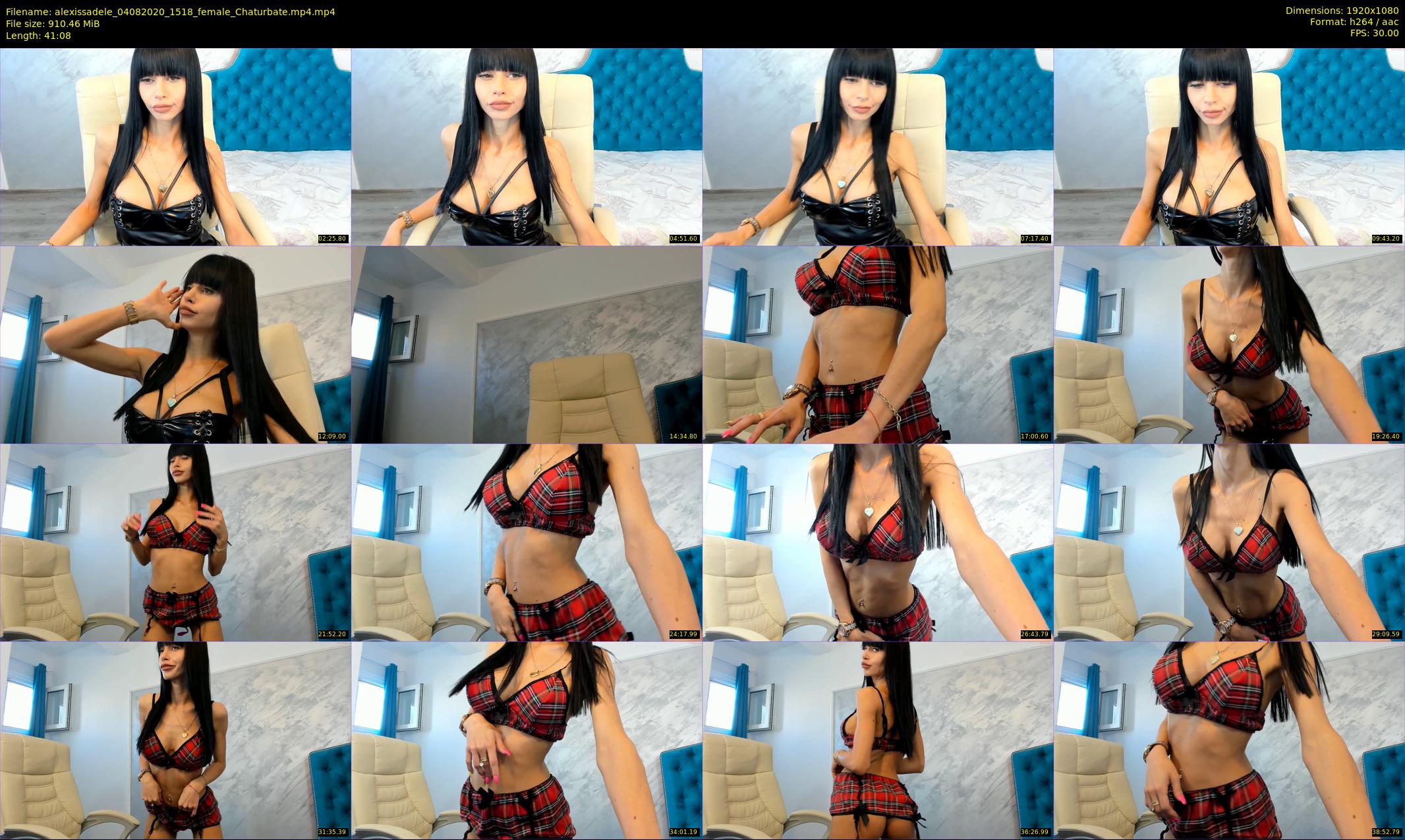 alexissadele — 42 minute Chaturbate female cam show recording, 1080p, Aug 4, 2020