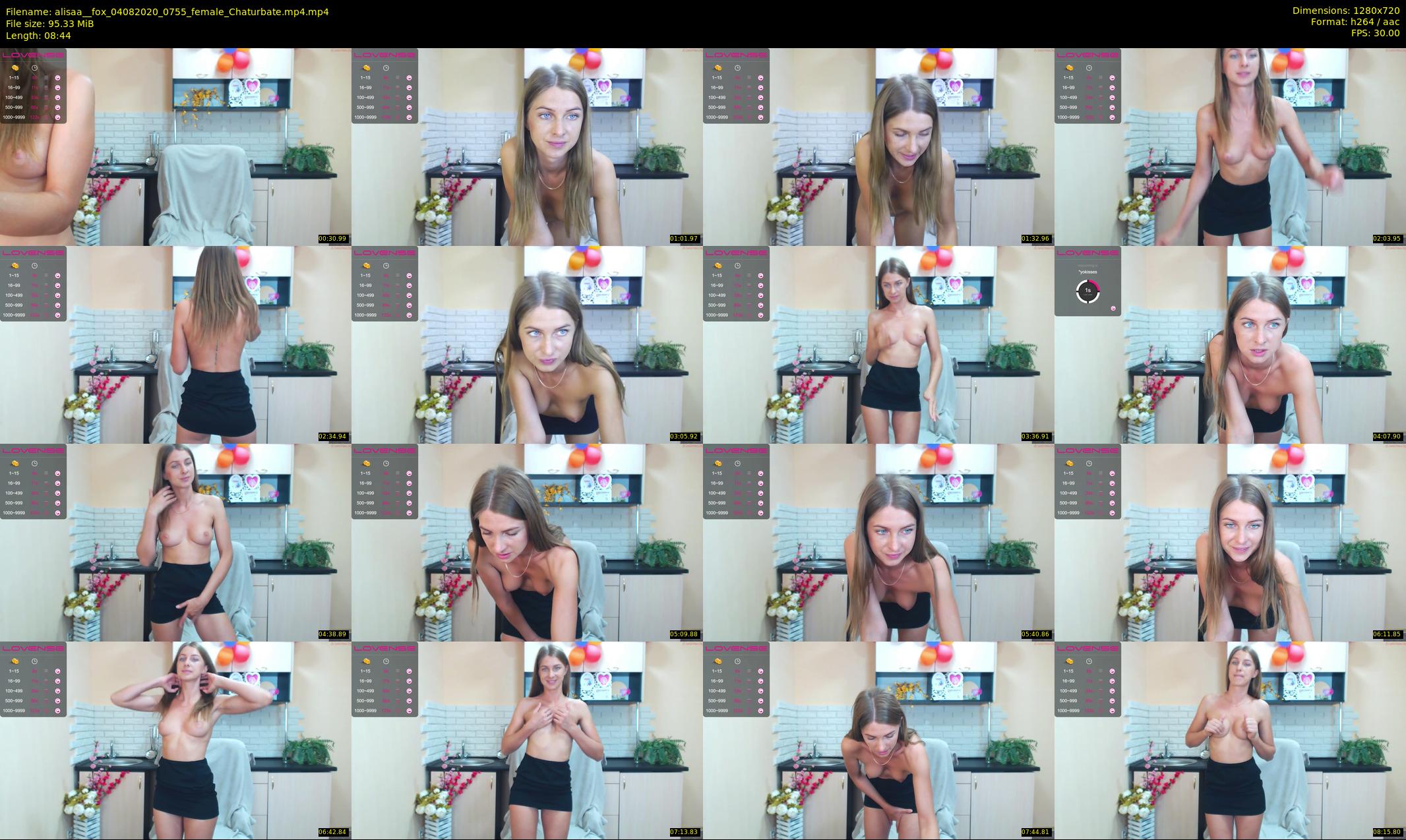 alisaa__fox — 9 minute Chaturbate female cam show recording, 720p, Aug 4, 2020