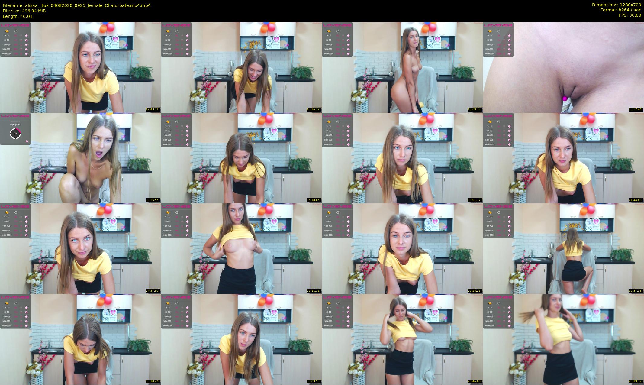 alisaa__fox — 47 minute Chaturbate female cam show recording, 720p, Aug 4, 2020