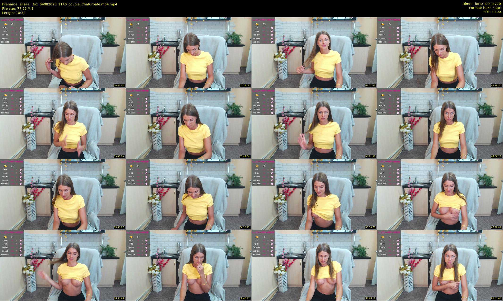 alisaa__fox — 11 minute Chaturbate female cam show recording, 720p, Aug 4, 2020