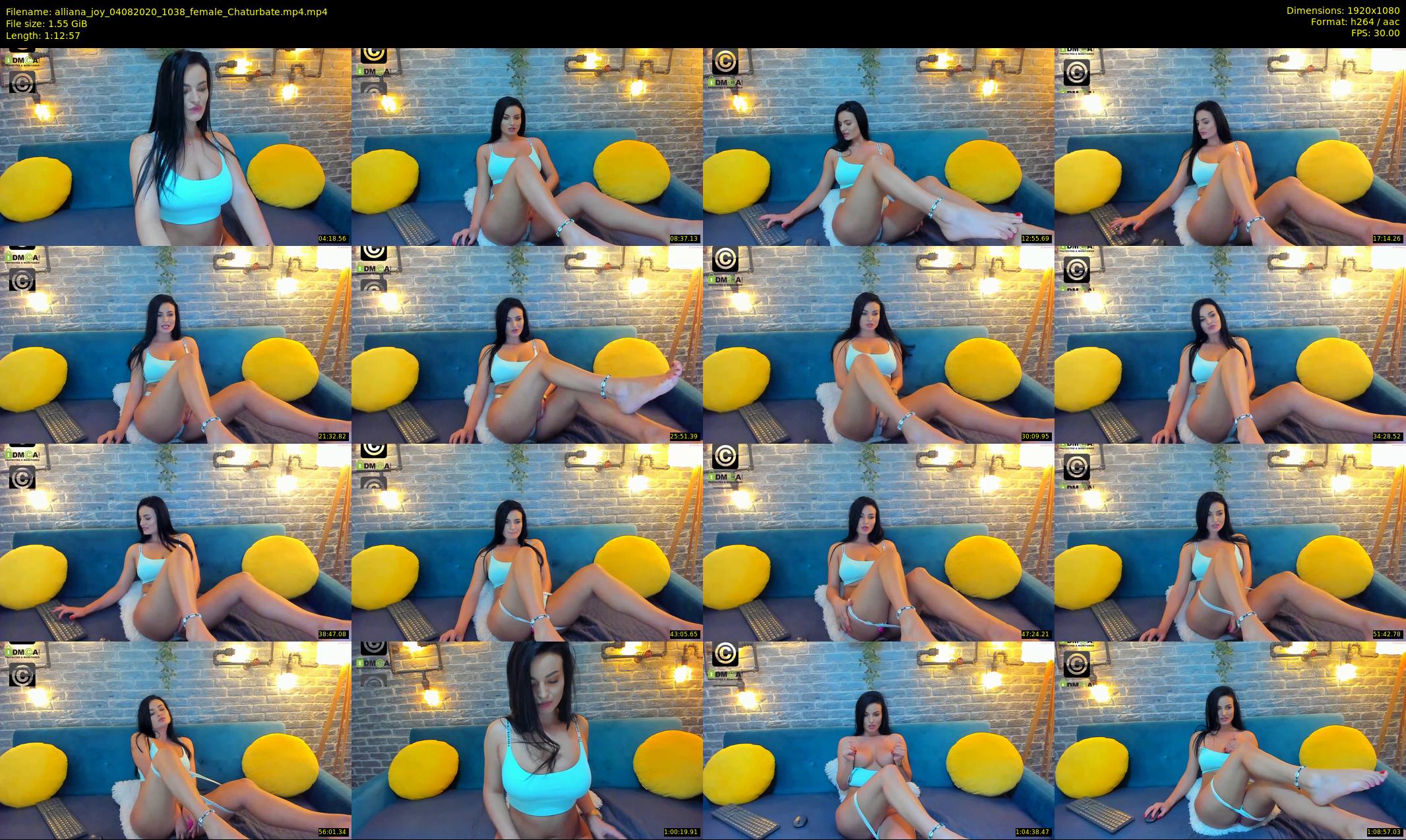 alliana_joy — 73 minute Chaturbate female cam show recording, 1080p, Aug 4, 2020