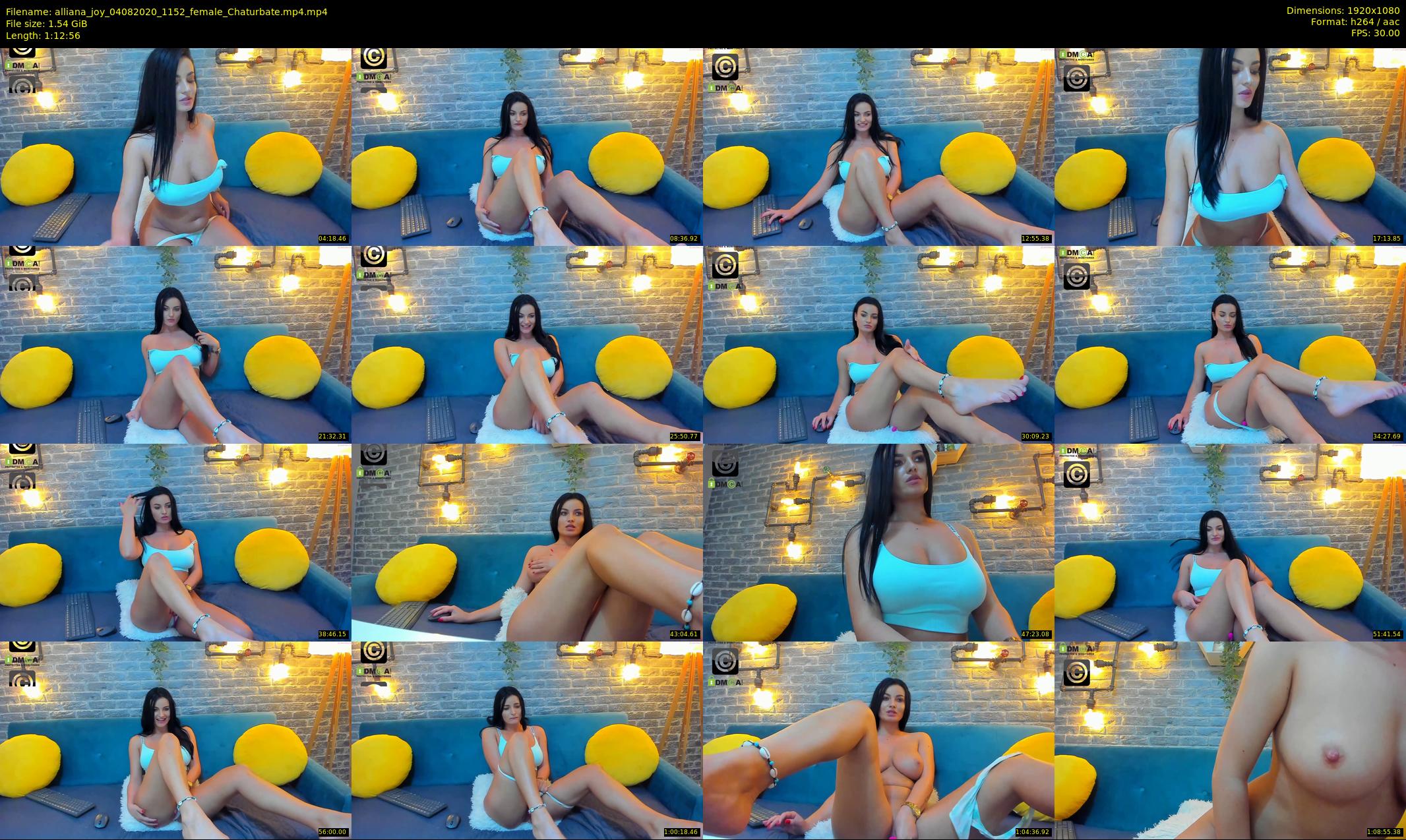 alliana_joy — 73 minute Chaturbate female cam show recording, 1080p, Aug 4, 2020
