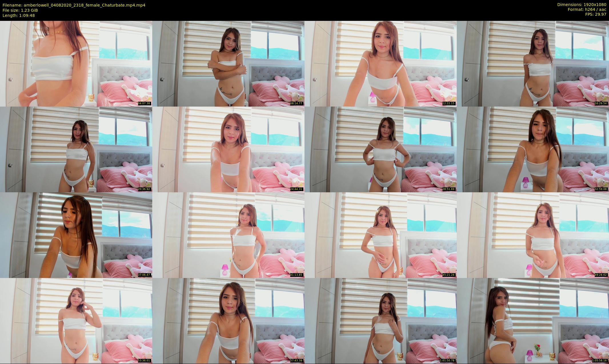 amberlowell — 70 minute Chaturbate female cam show recording, 1080p, Aug 4, 2020