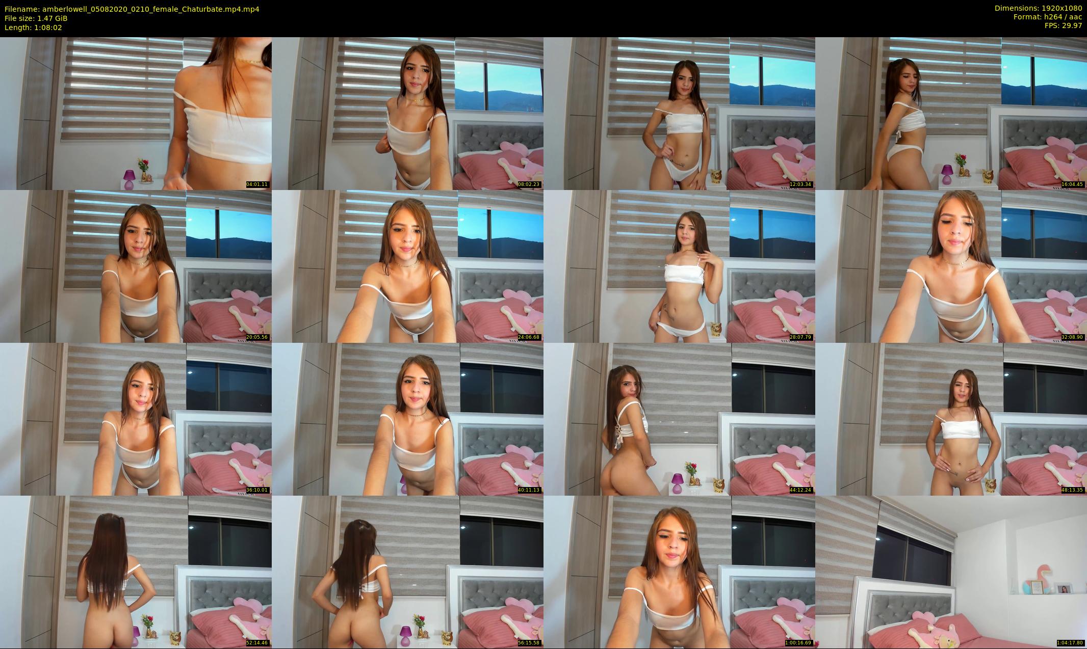 amberlowell — 69 minute Chaturbate female cam show recording, 1080p, Aug 5, 2020