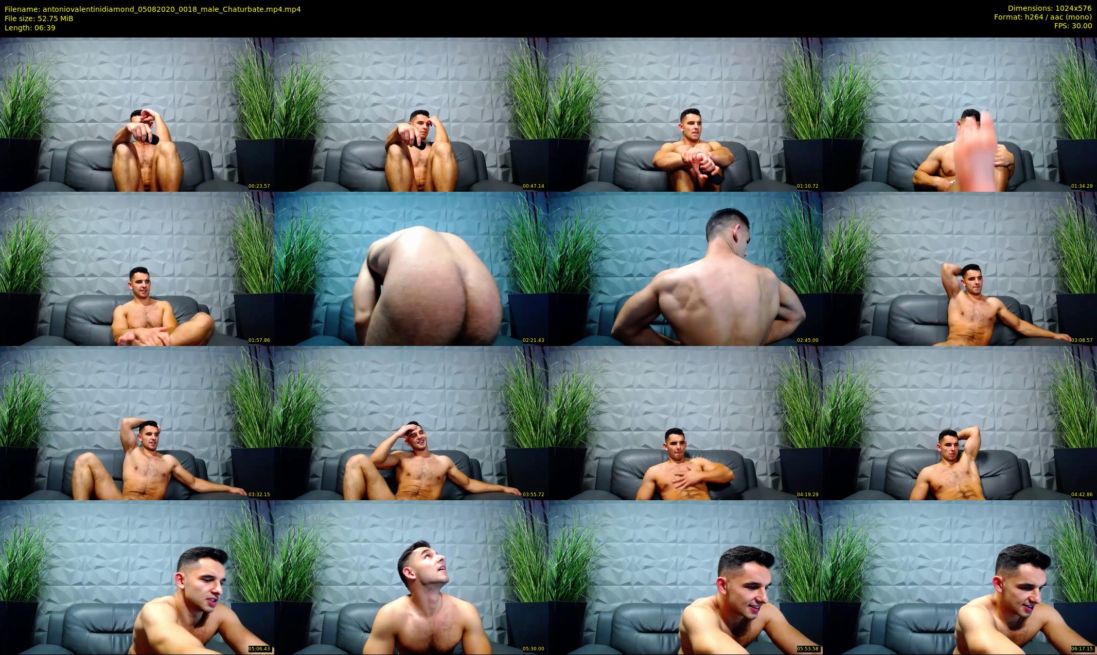 antoniovalentinidiamond — 7 minute Chaturbate male cam show recording, 480p, Aug 5, 2020