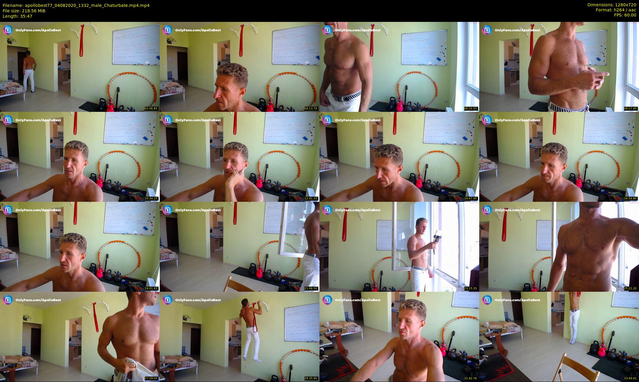 apollobest77 — 36 minute Chaturbate male cam show recording, 720p, Aug 4, 2020