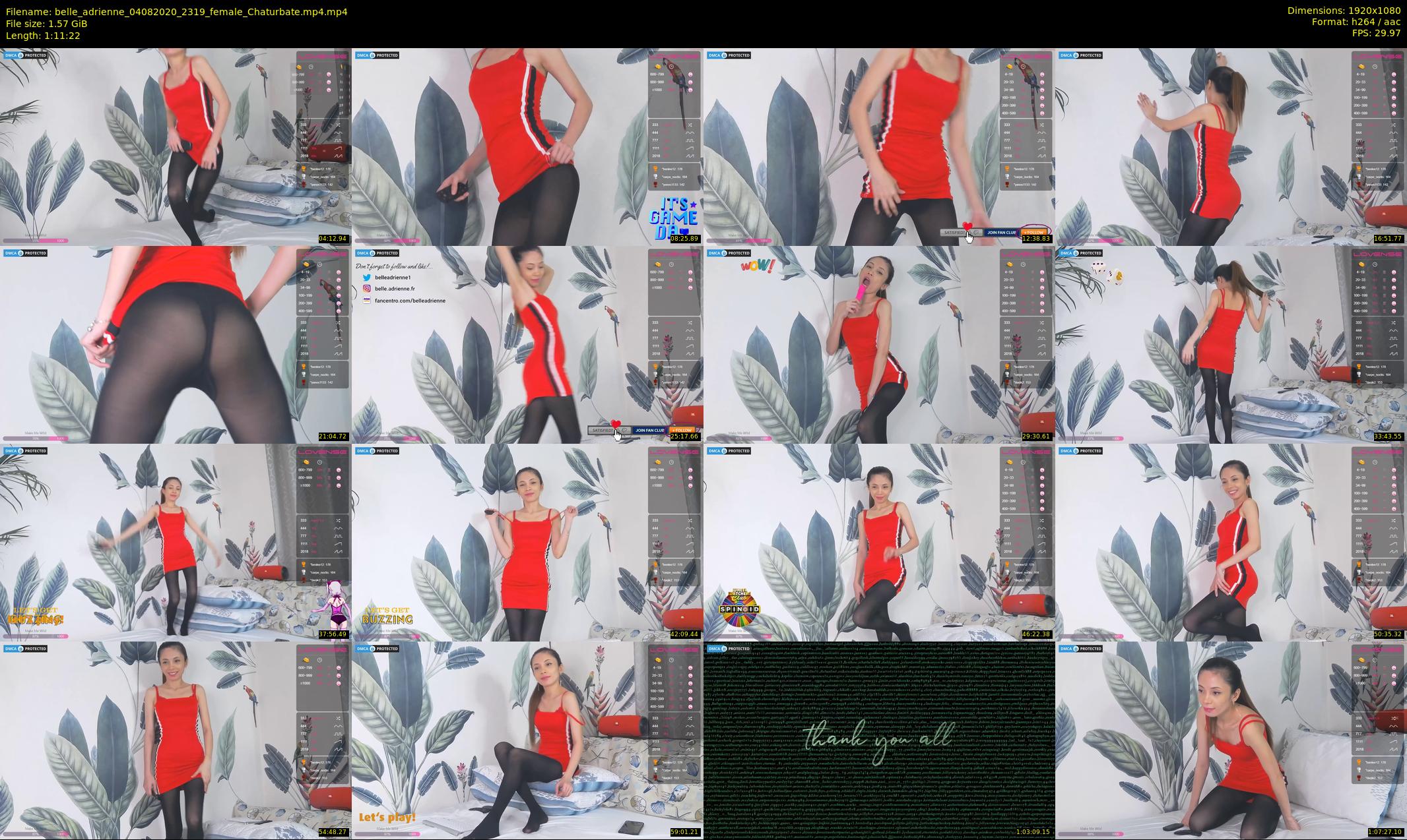 belle_adrienne — 72 minute Chaturbate couple cam show recording, 1080p, Aug 4, 2020