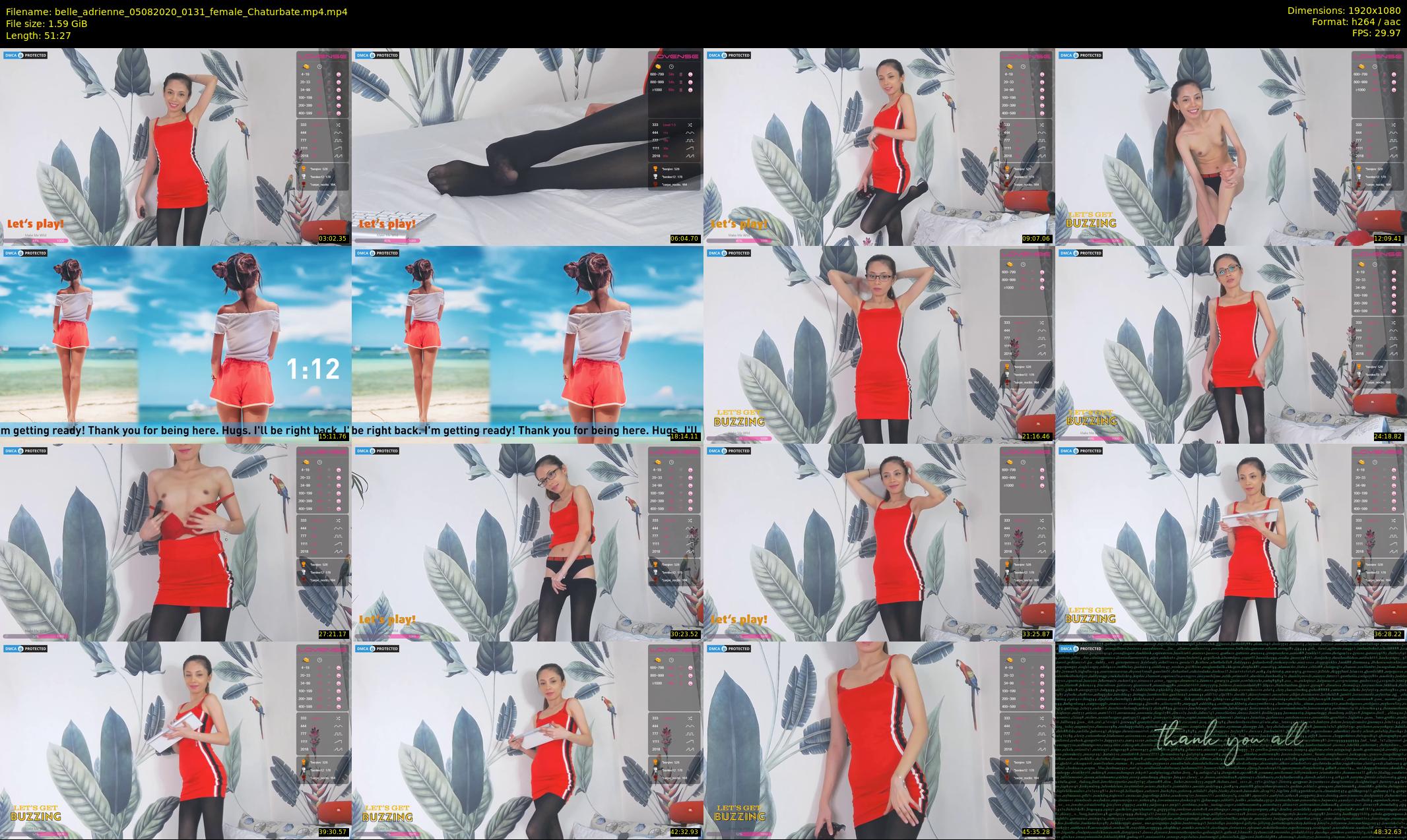 belle_adrienne — 52 minute Chaturbate couple cam show recording, 1080p, Aug 5, 2020