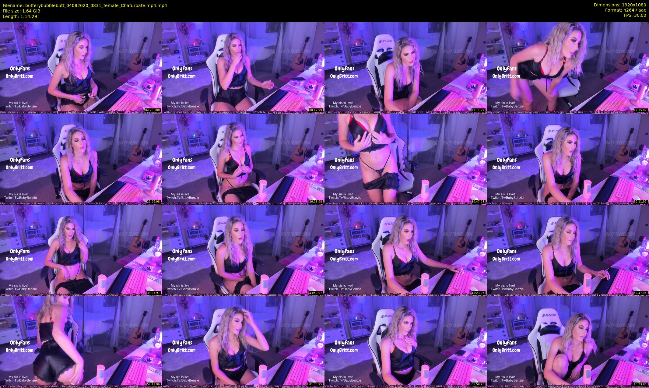butterybubblebutt — 75 minute Chaturbate couple cam show recording, 1080p, Aug 4, 2020