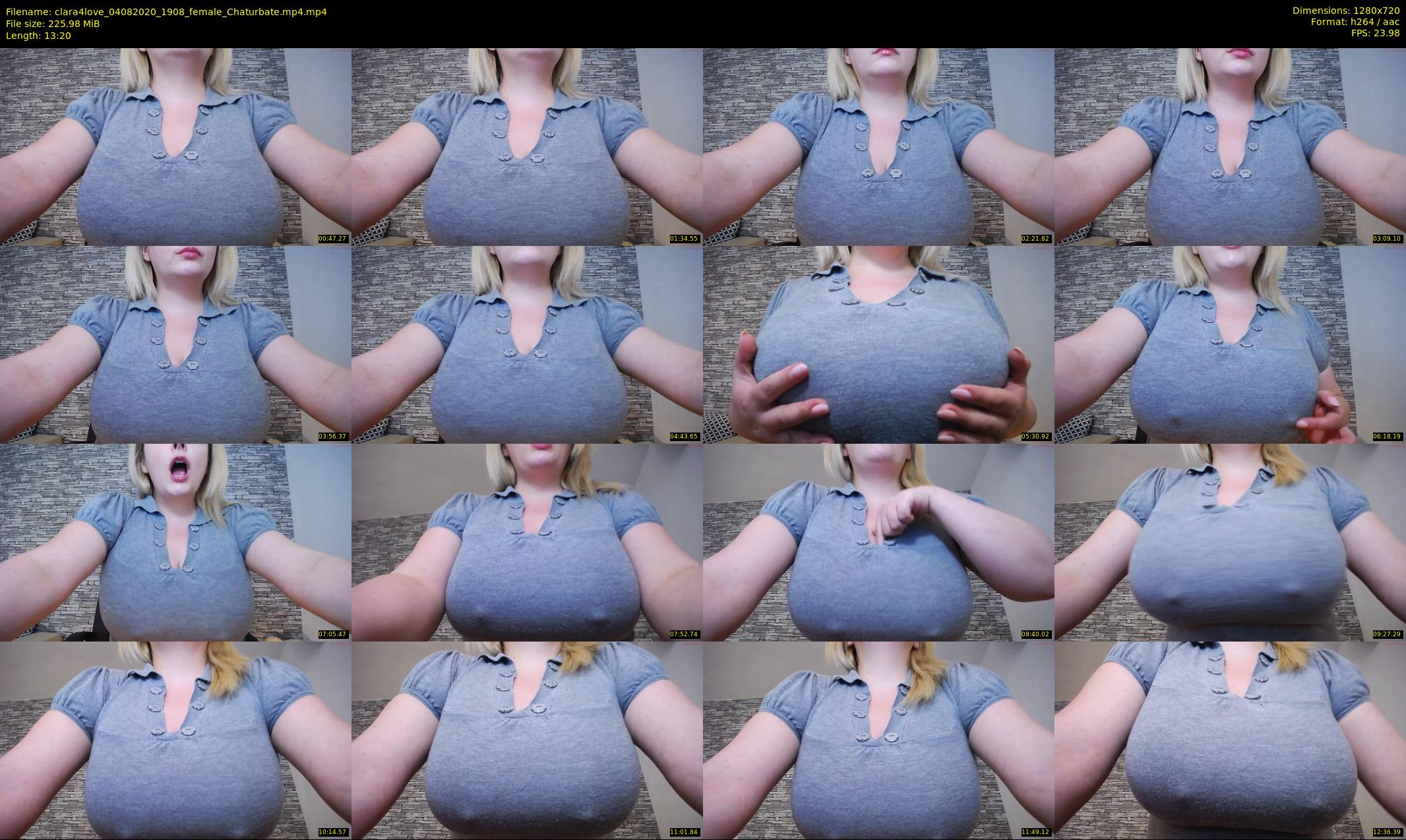 clara4love — 14 minute Chaturbate female cam show recording, 720p, Aug 4, 2020