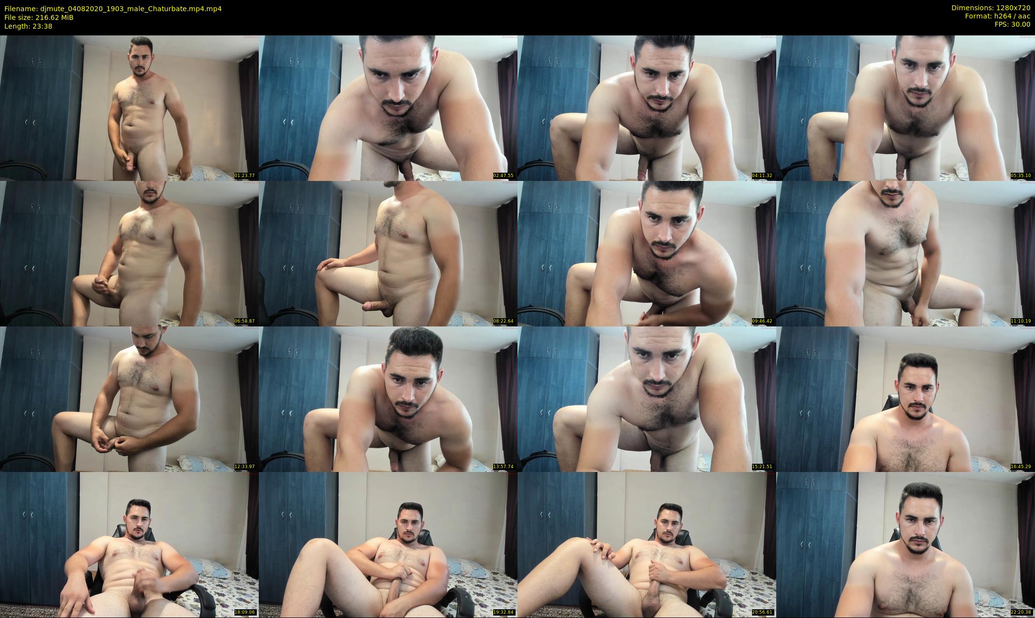 djmute — 24 minute Chaturbate male cam show recording, 720p, Aug 4, 2020