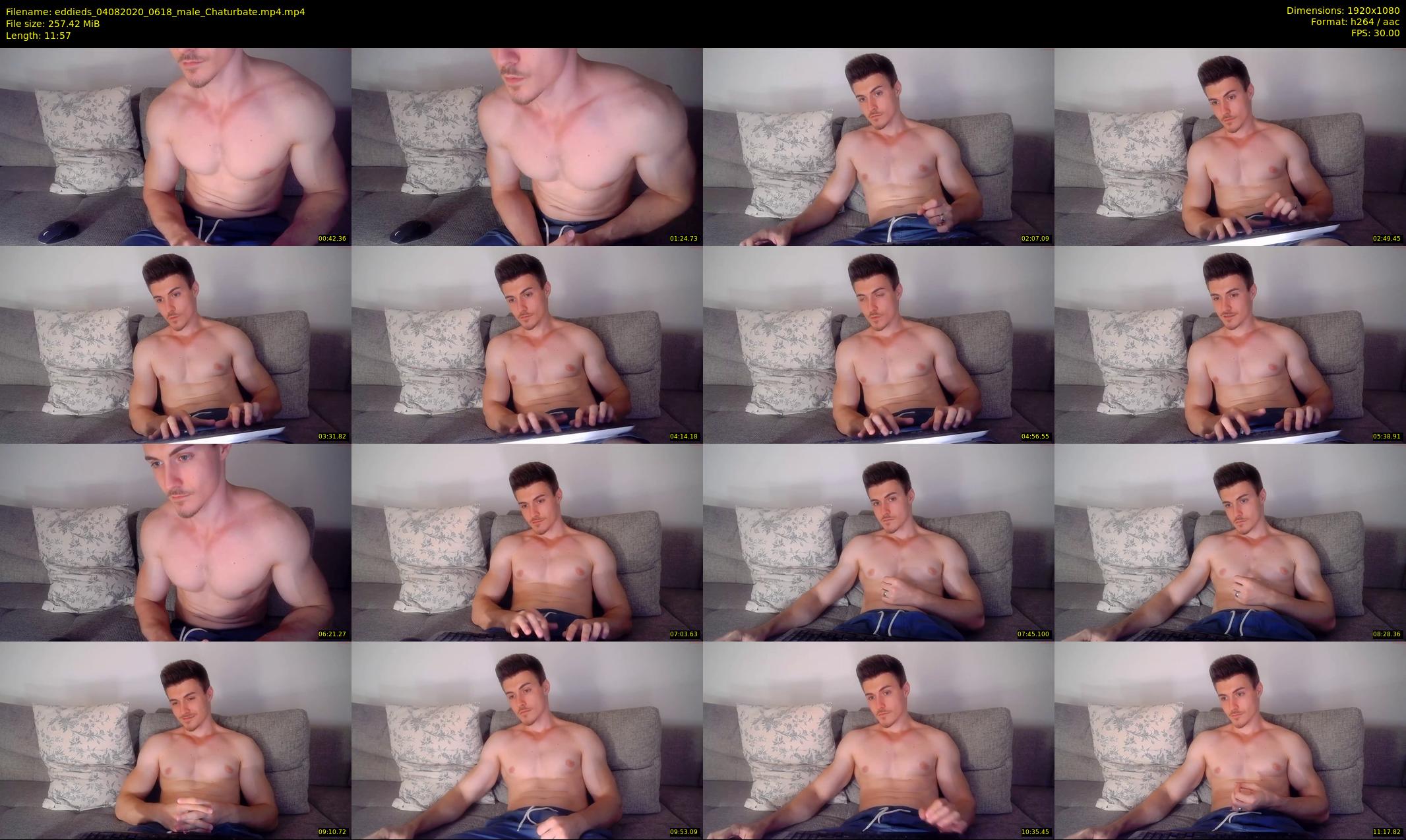 eddieds — 12 minute Chaturbate male cam show recording, 1080p, Aug 4, 2020