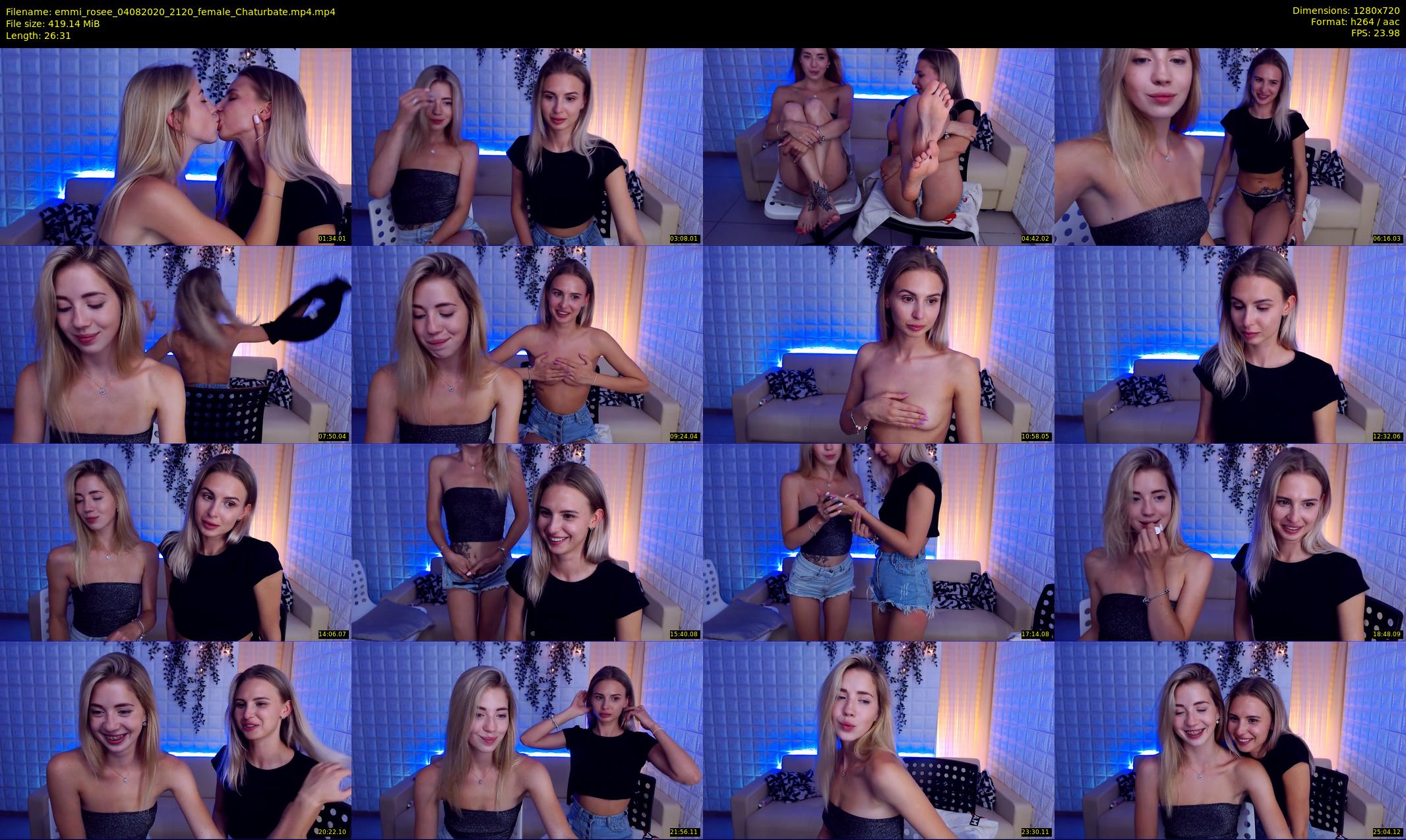 emmi_rosee — 27 minute Chaturbate female cam show recording, 720p, Aug 4, 2020