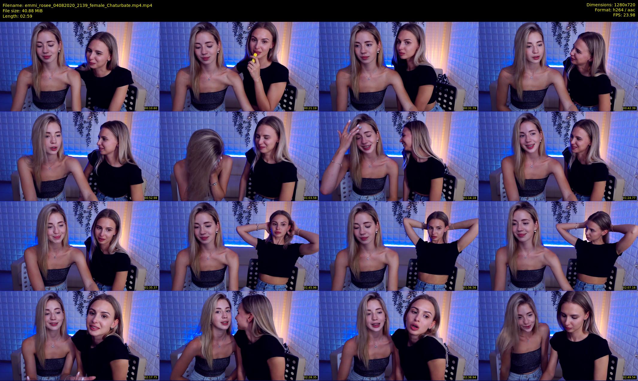 emmi_rosee — 3 minute Chaturbate female cam show recording, 720p, Aug 4, 2020