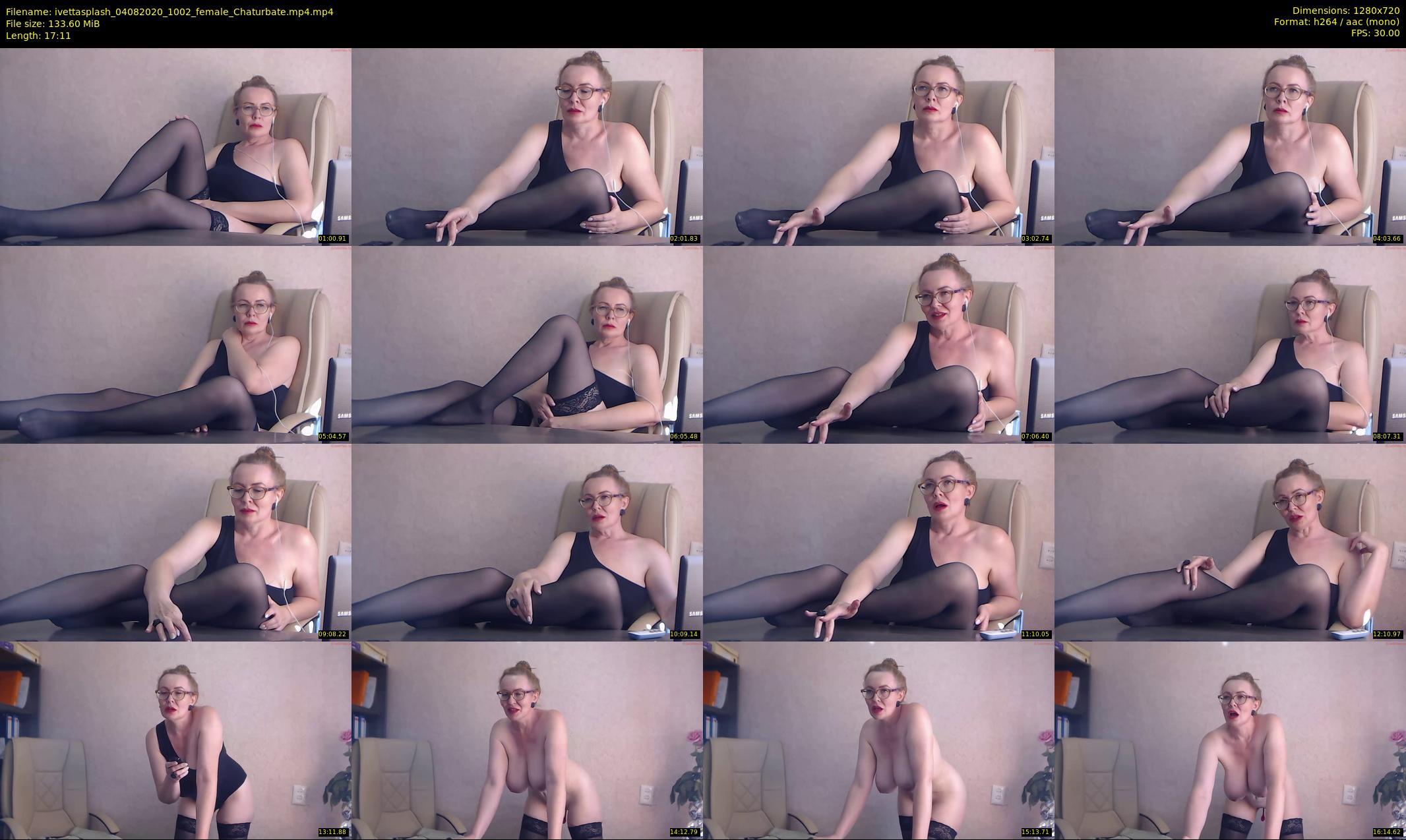 ivettasplash — 18 minute Chaturbate female cam show recording, 720p, Aug 4, 2020