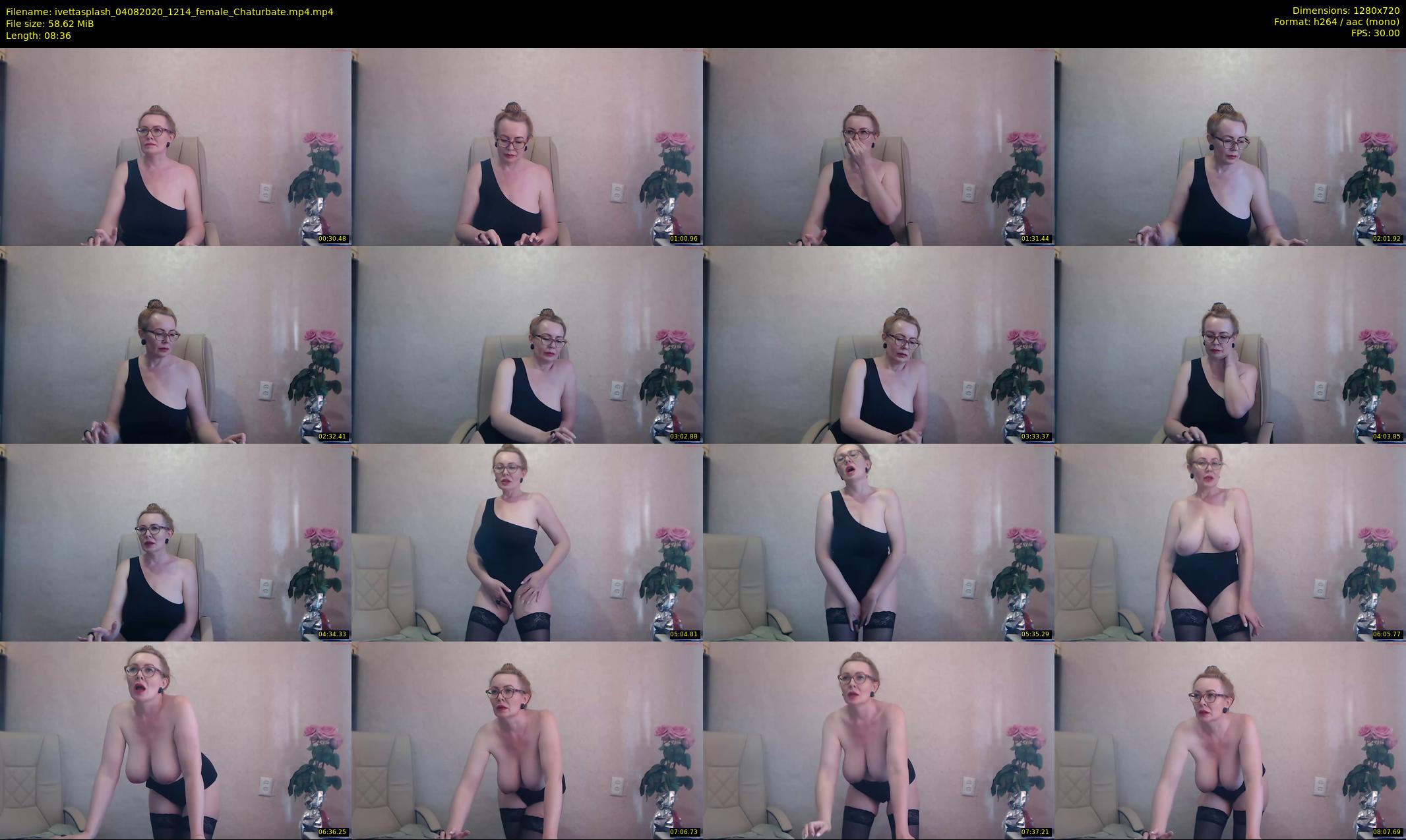 ivettasplash — 9 minute Chaturbate female cam show recording, 720p, Aug 4, 2020