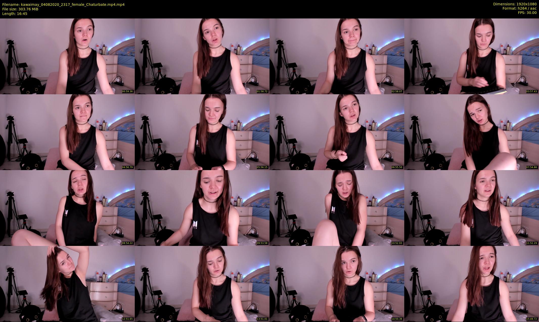 kawaimay — 17 minute Chaturbate female cam show recording, 1080p, Aug 4, 2020