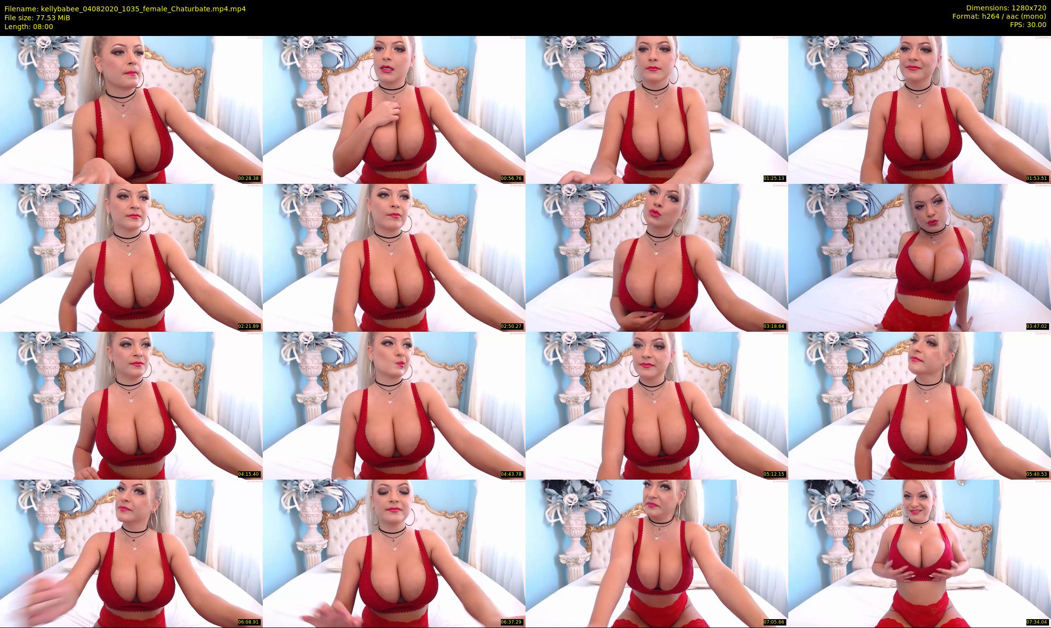 kellybabee — 8 minute Chaturbate female cam show recording, 720p, Aug 4, 2020