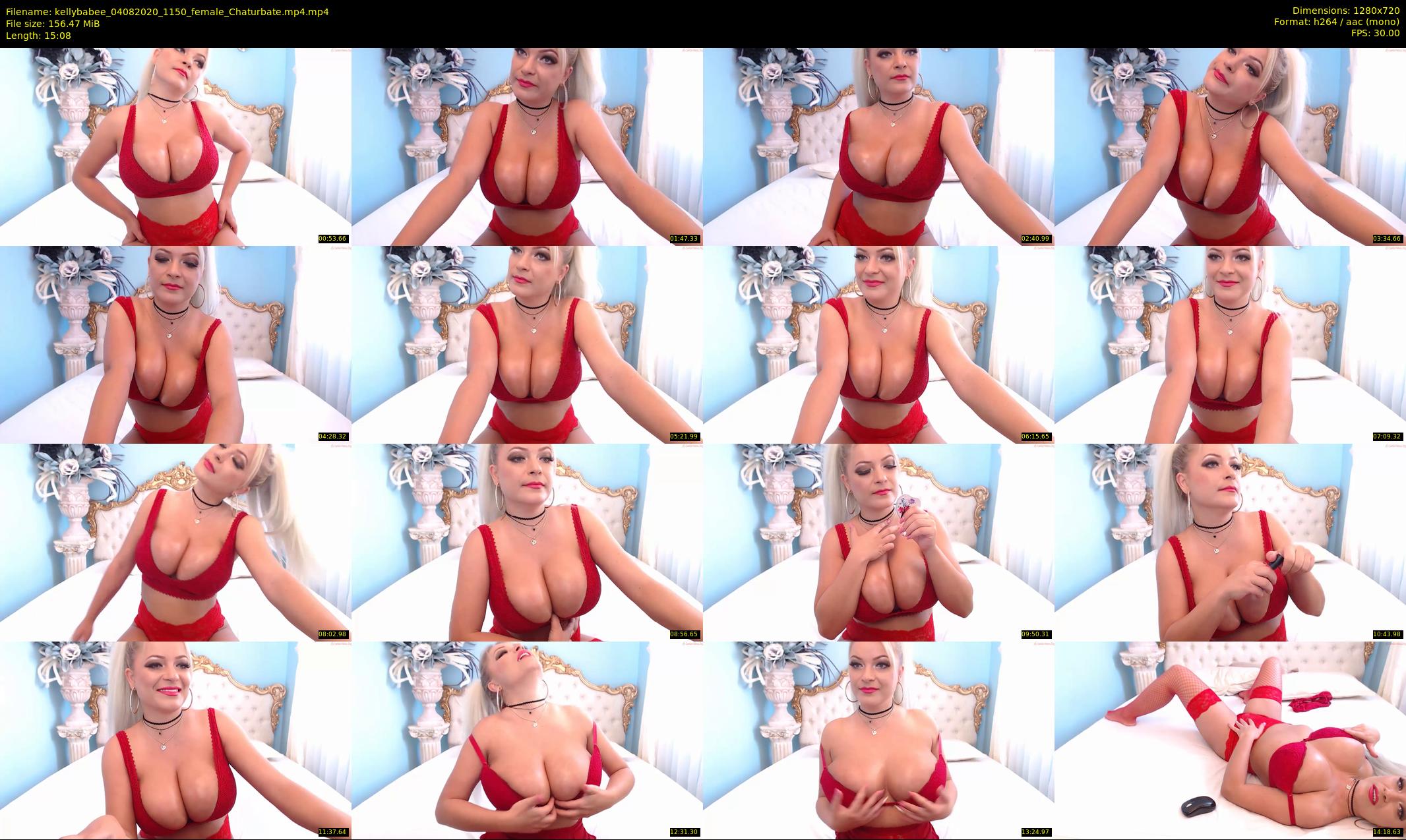 kellybabee — 16 minute Chaturbate female cam show recording, 720p, Aug 4, 2020