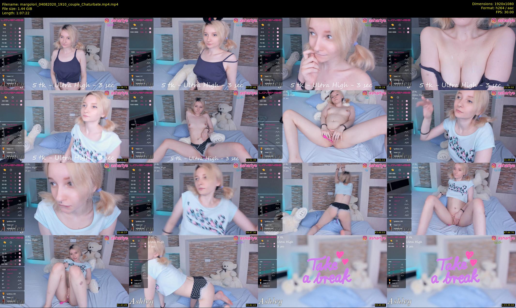 margolori — 68 minute Chaturbate couple cam show recording, 1080p, Aug 4, 2020
