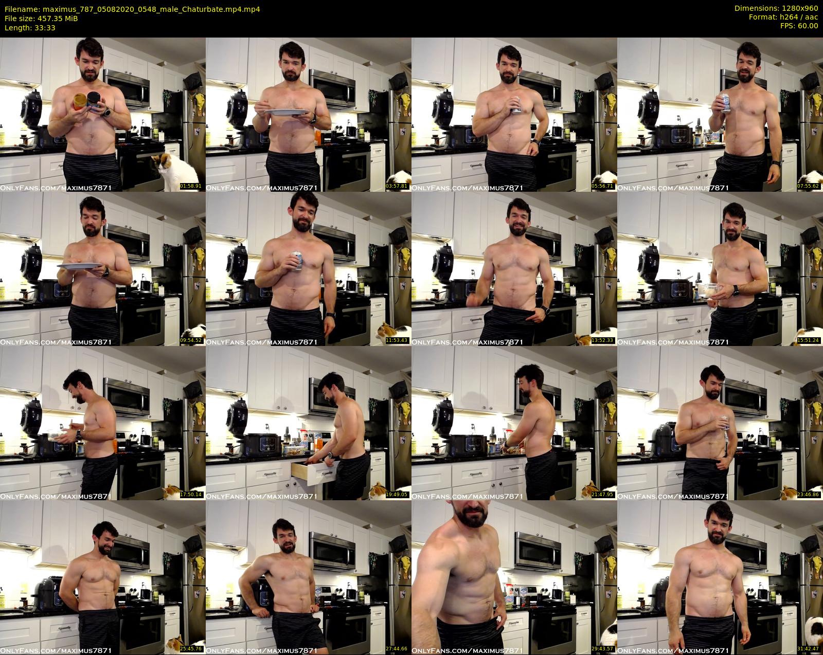 maximus_787 — 34 minute Chaturbate male cam show recording, 720p, Aug 5, 2020