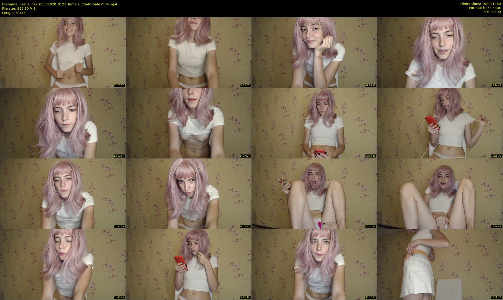neli_elinek — 42 minute Chaturbate female cam show recording, 1080p, Aug 5, 2020