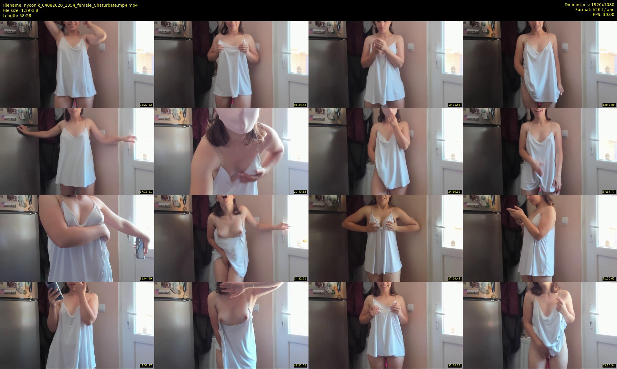 nyconik — 59 minute Chaturbate female cam show recording, 1080p, Aug 4, 2020