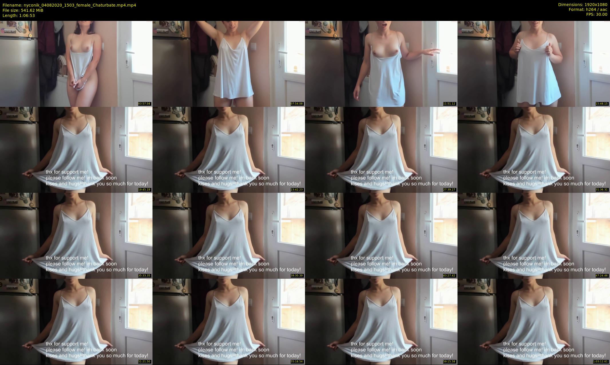 nyconik — 67 minute Chaturbate female cam show recording, 1080p, Aug 4, 2020