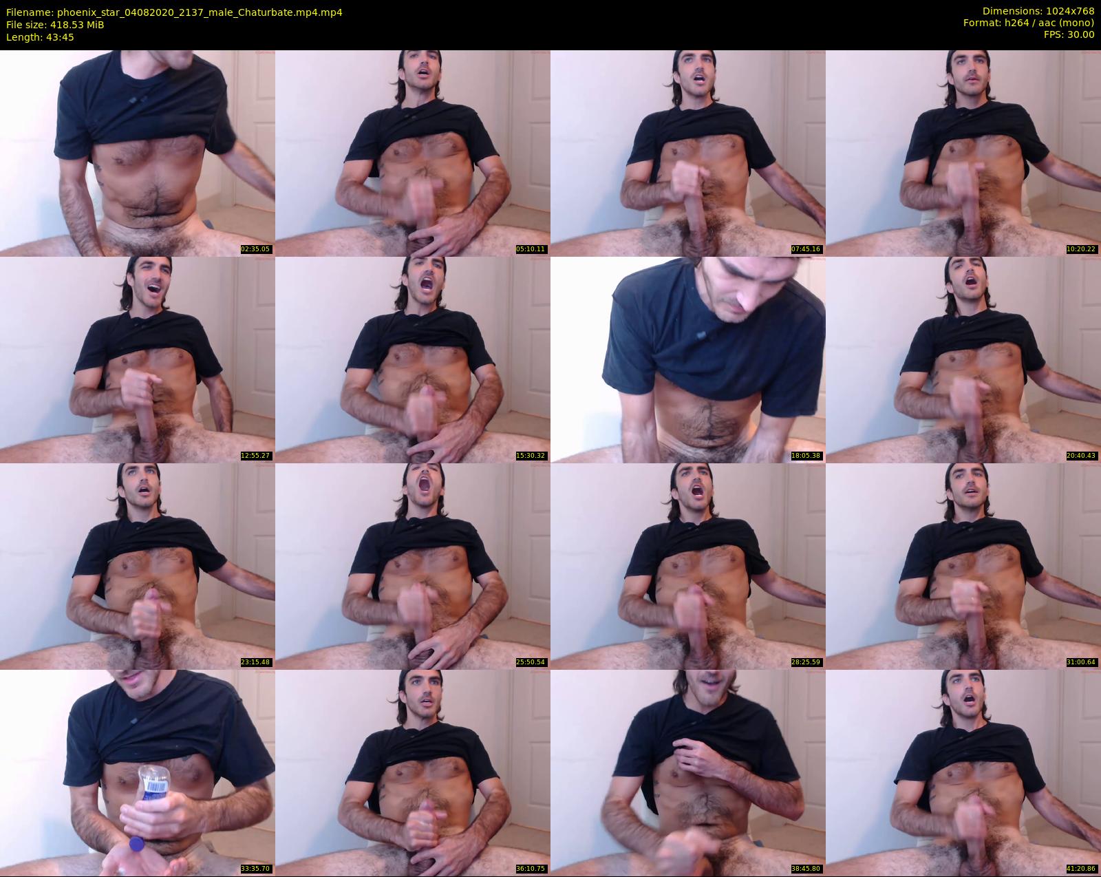 phoenix_star — 44 minute Chaturbate male cam show recording, 720p, Aug 4, 2020
