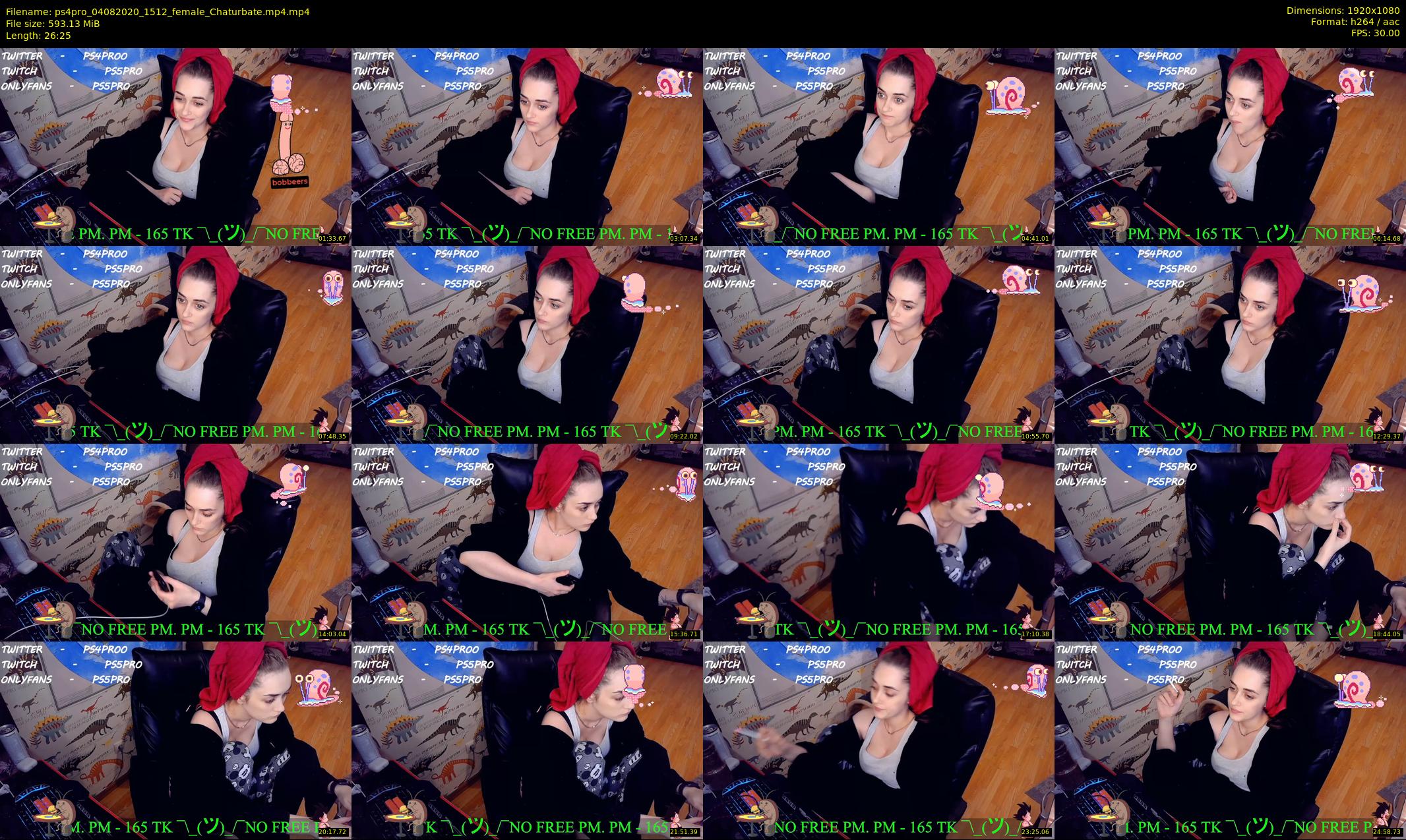 ps4pro — 27 minute Chaturbate female cam show recording, 1080p, Aug 4, 2020
