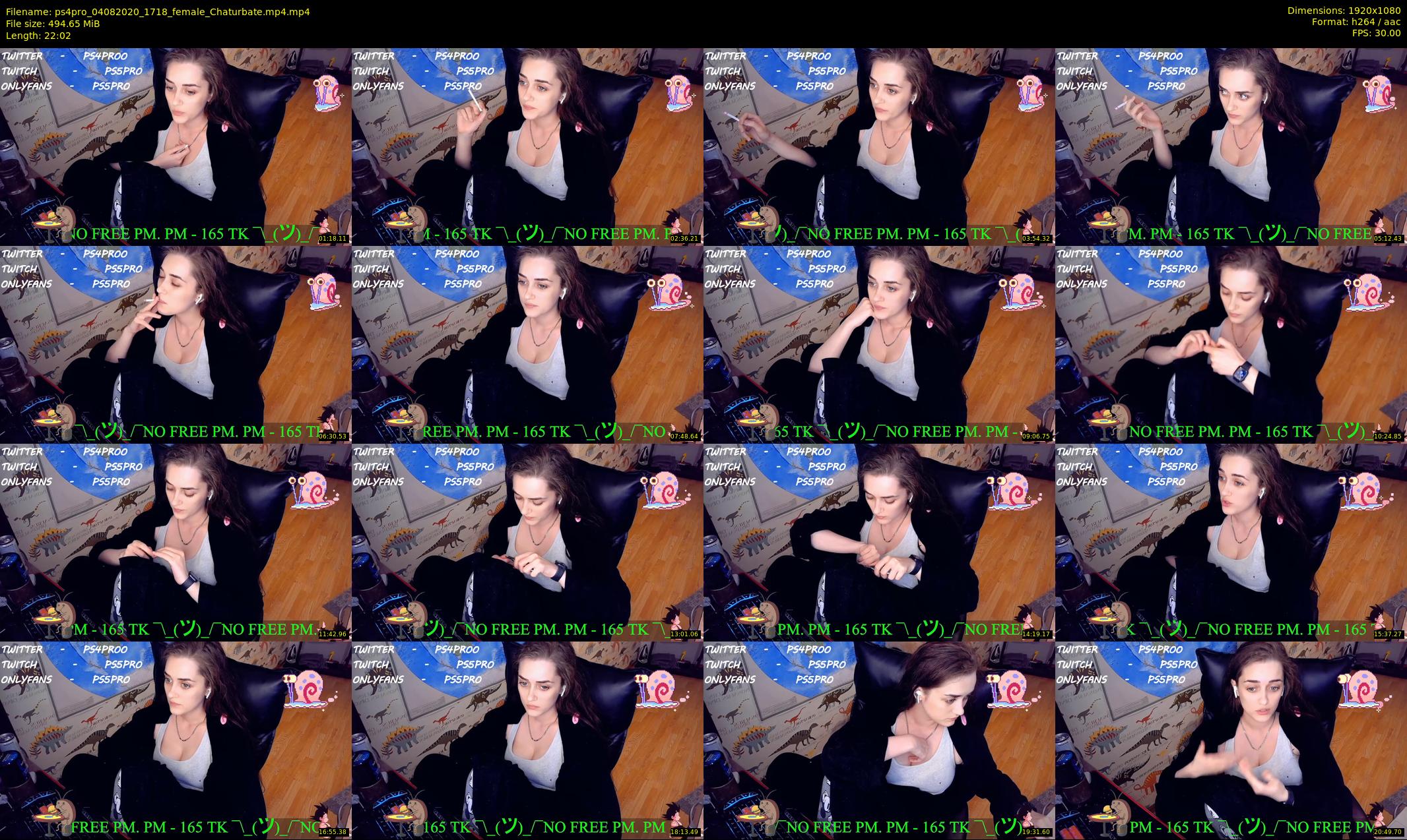 ps4pro — 23 minute Chaturbate female cam show recording, 1080p, Aug 4, 2020
