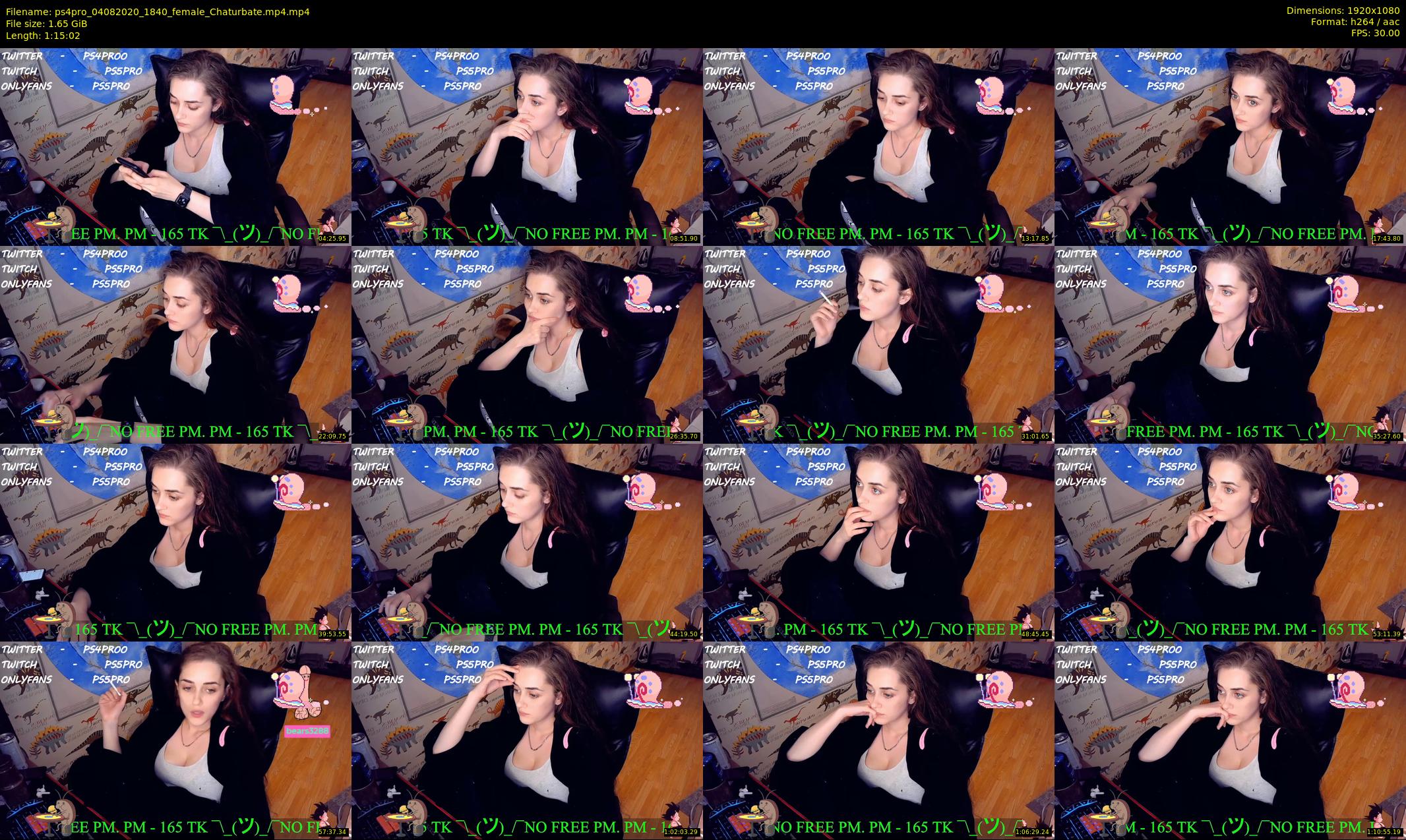 ps4pro — 76 minute Chaturbate female cam show recording, 1080p, Aug 4, 2020