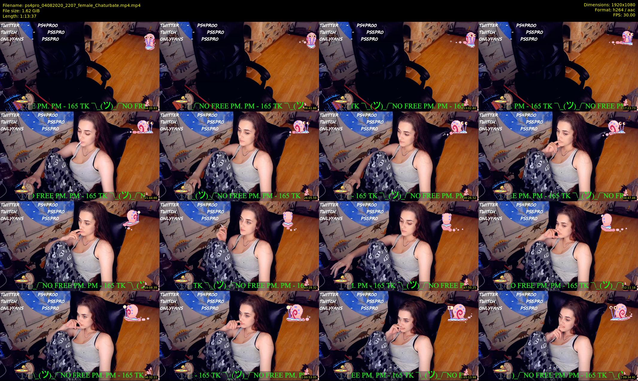 ps4pro — 74 minute Chaturbate female cam show recording, 1080p, Aug 4, 2020