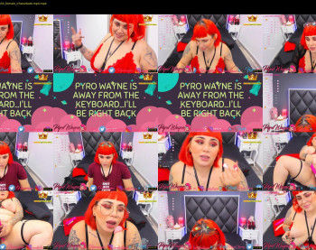 pyrowayne — 54 minute Chaturbate female cam show recording, 720p, Aug 5, 2020