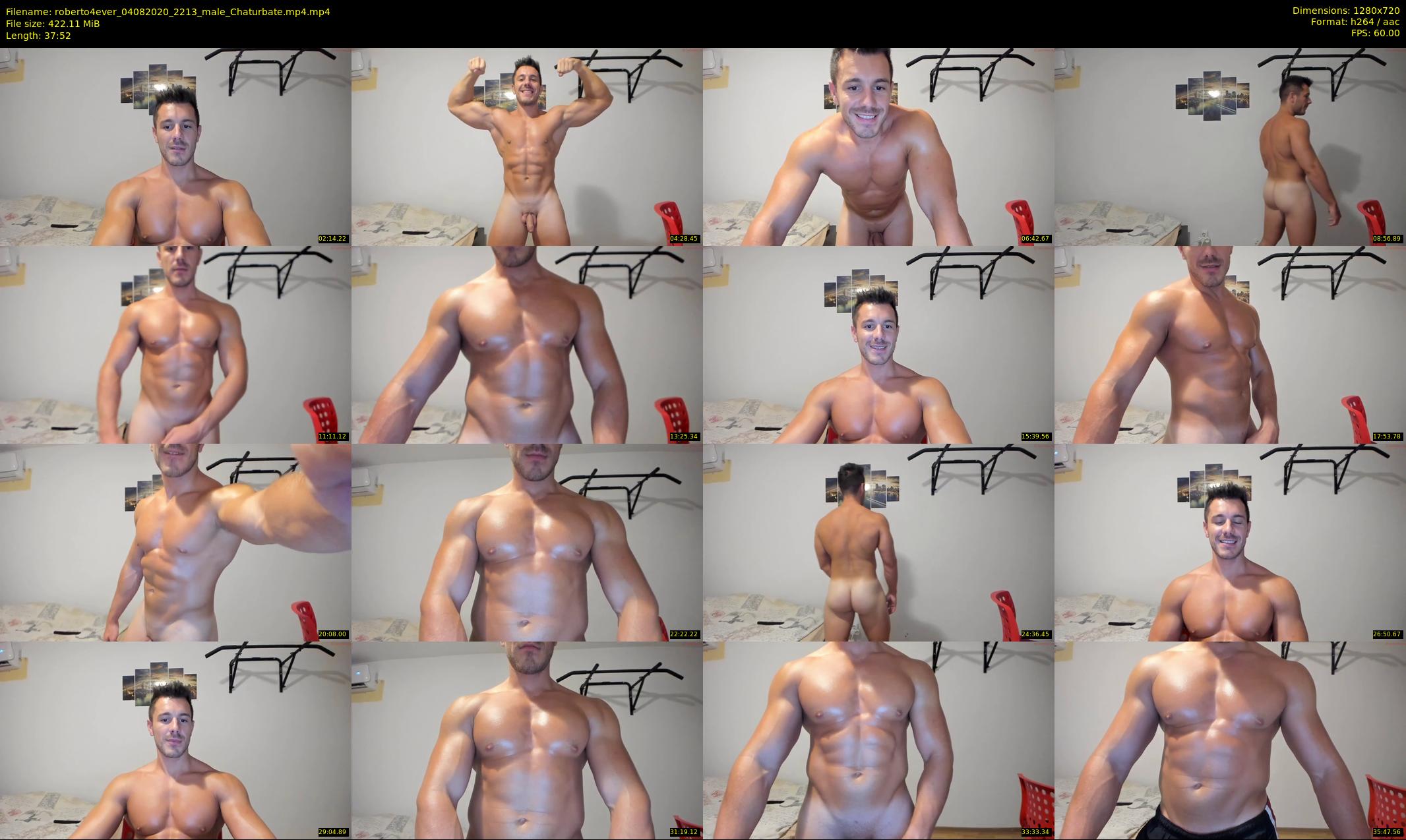 roberto4ever — 38 minute Chaturbate male cam show recording, 720p, Aug 4, 2020