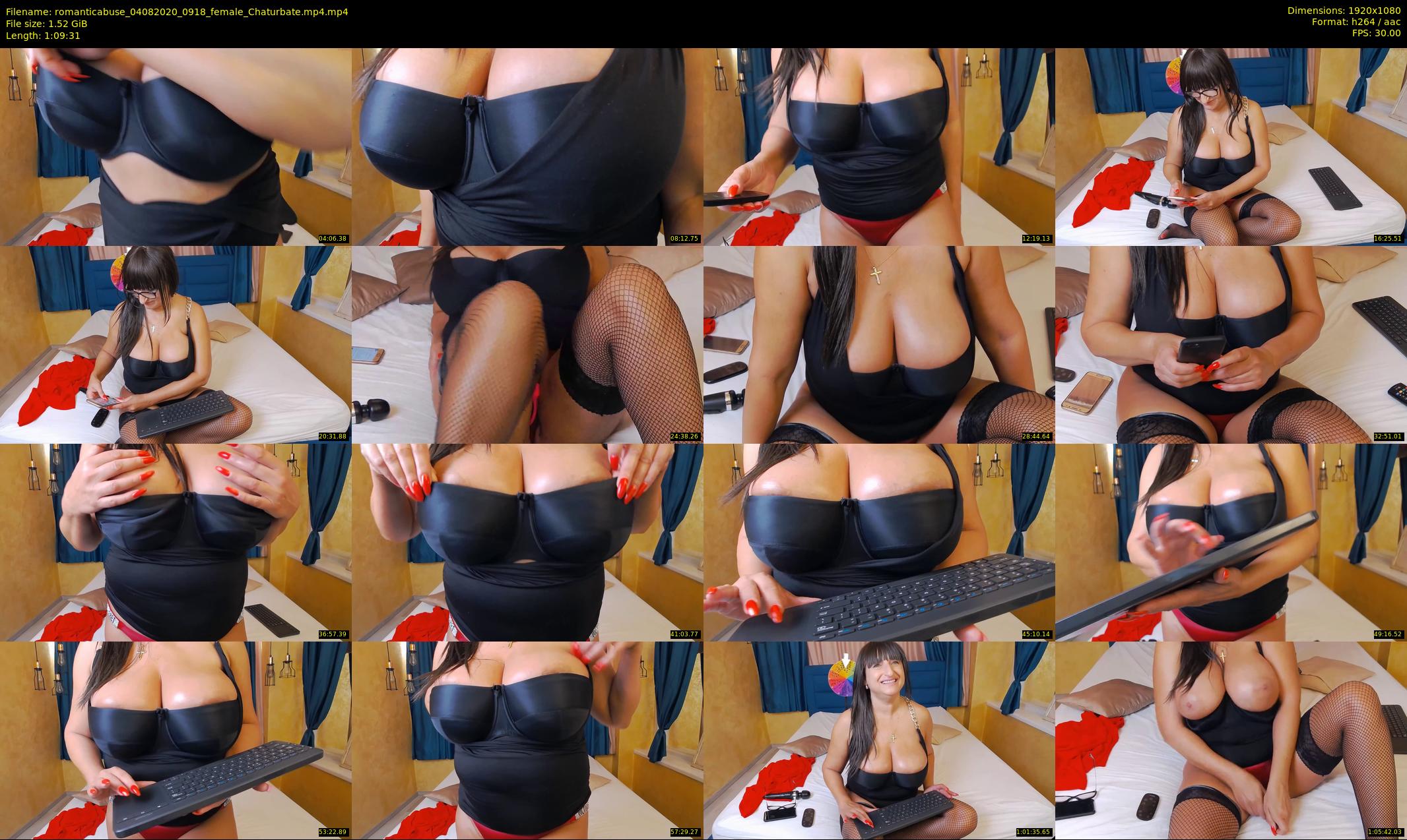 romanticabuse — 70 minute Chaturbate female cam show recording, 1080p, Aug 4, 2020