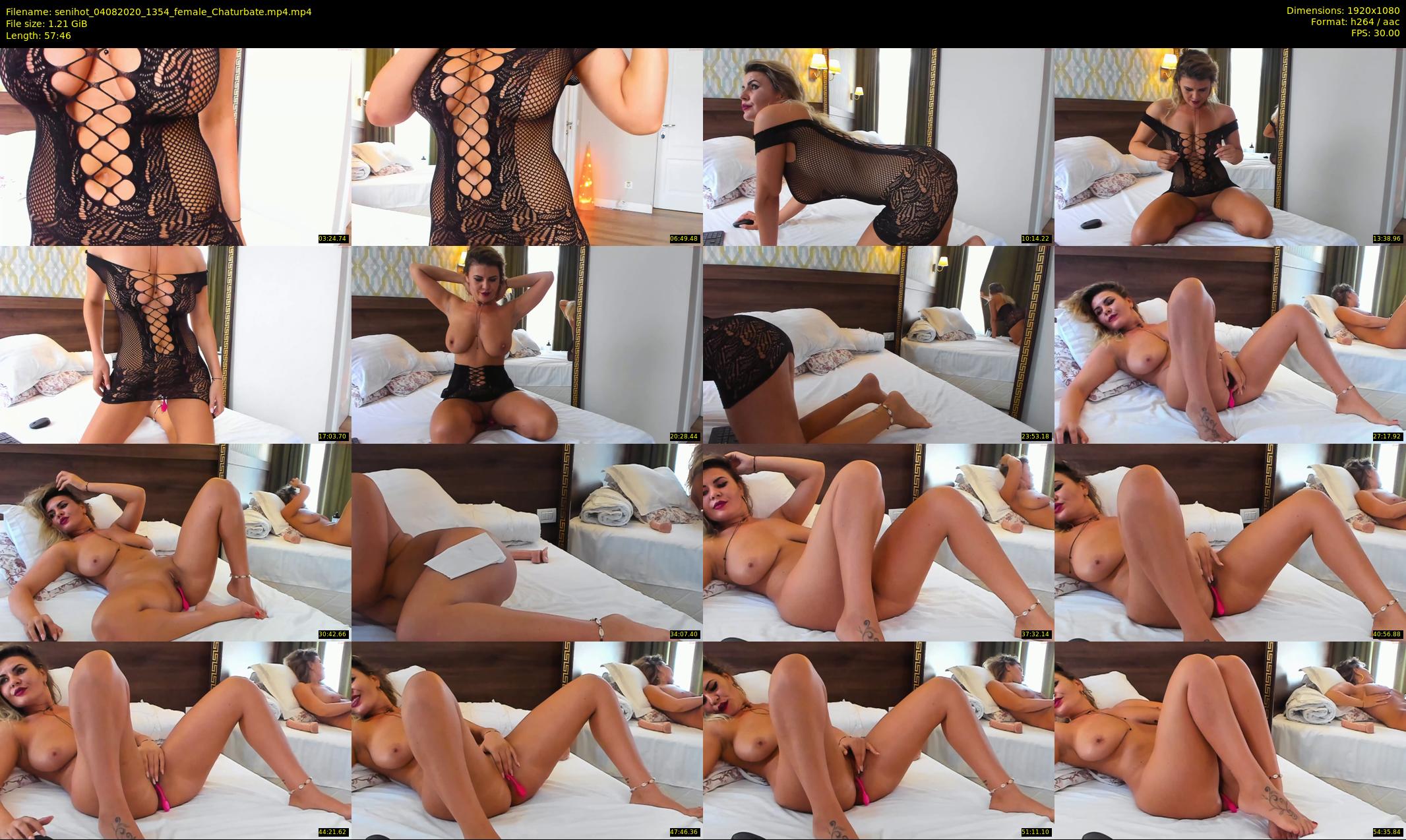 senihot — 58 minute Chaturbate female cam show recording, 1080p, Aug 4, 2020