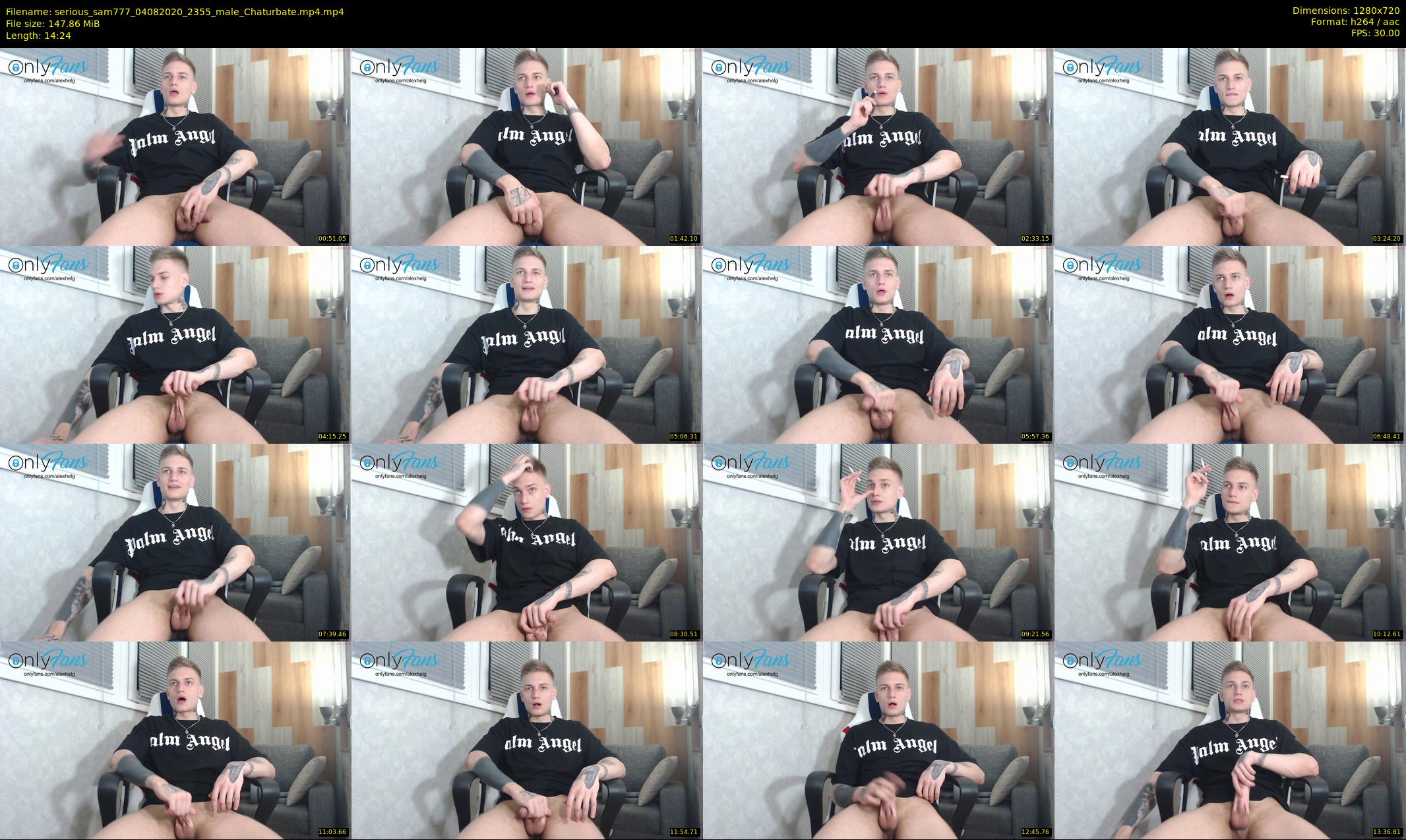 serious_sam777 — 15 minute Chaturbate male cam show recording, 720p, Aug 4, 2020