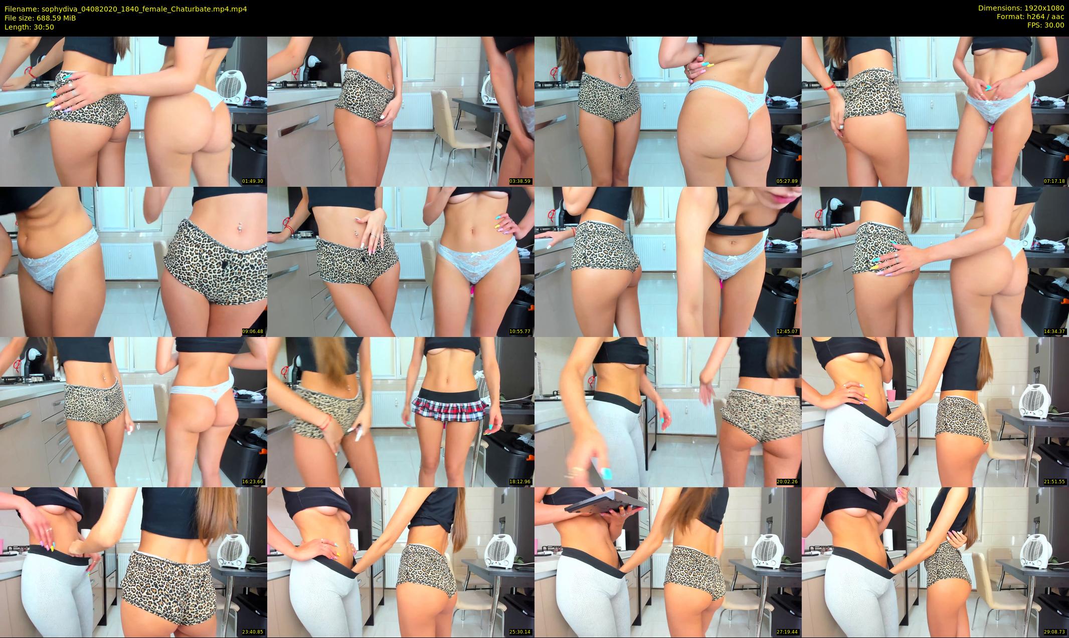 sophydiva — 31 minute Chaturbate female cam show recording, 1080p, Aug 4, 2020