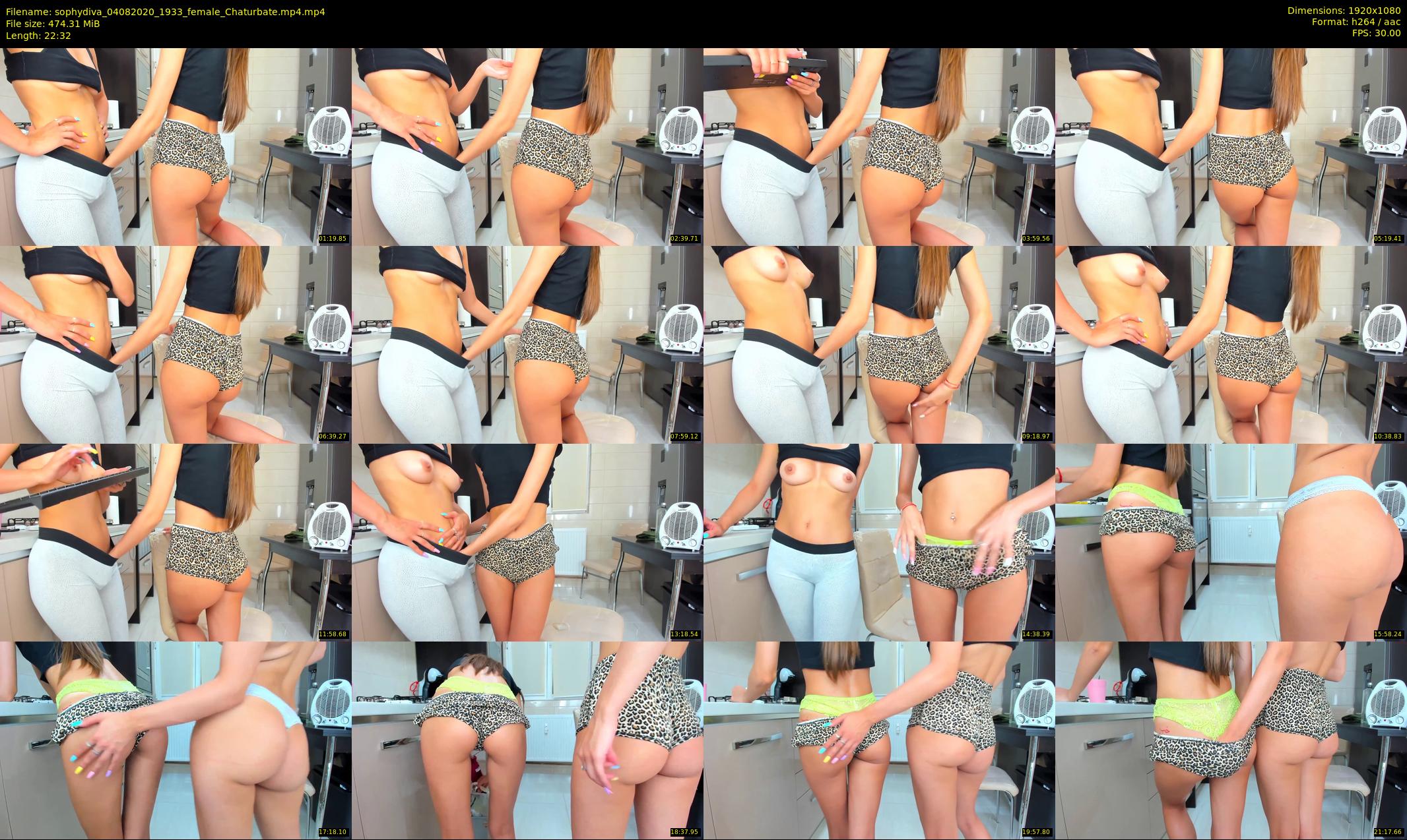 sophydiva — 23 minute Chaturbate female cam show recording, 1080p, Aug 4, 2020