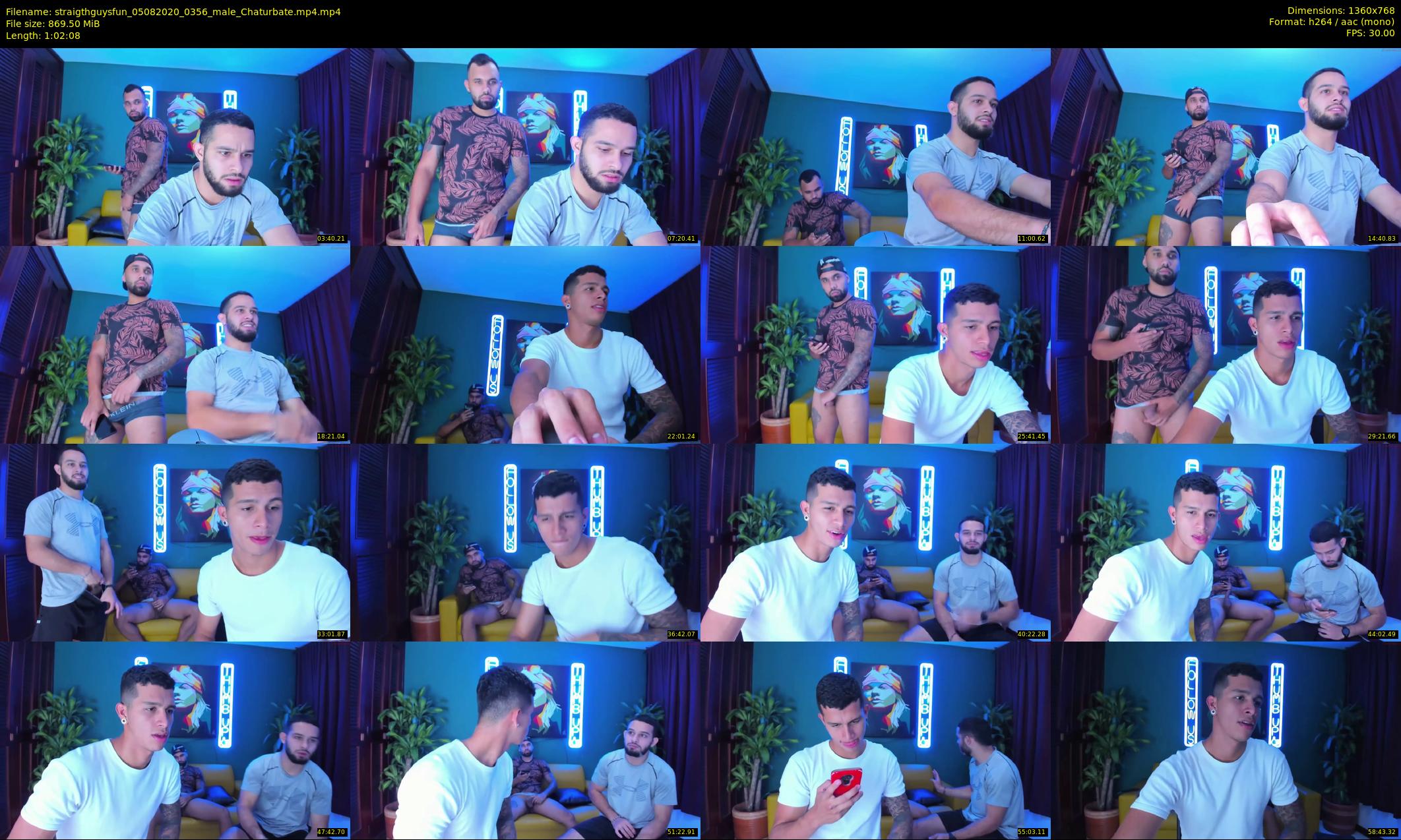 straigthguysfun — 63 minute Chaturbate male cam show recording, 720p, Aug 5, 2020